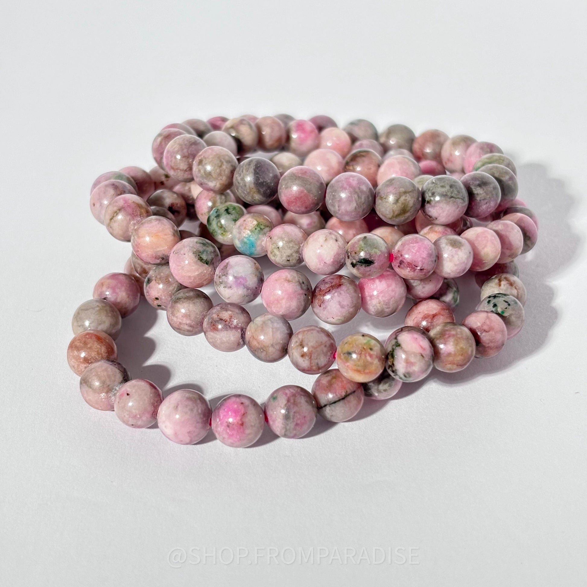 Cobalto Calcite Crystal Stretch Bracelet