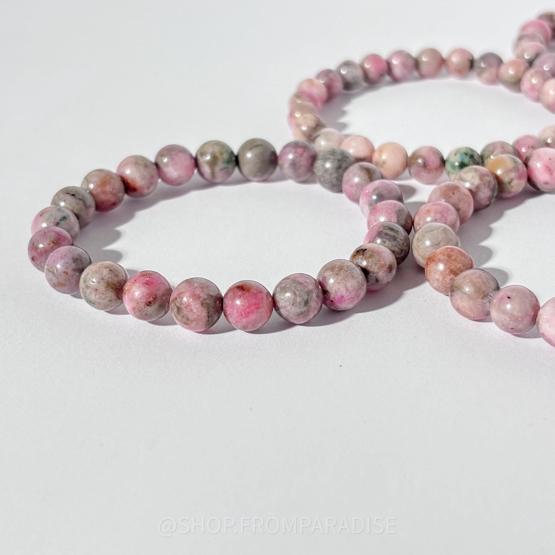 Cobalto Calcite Crystal Stretch Bracelet