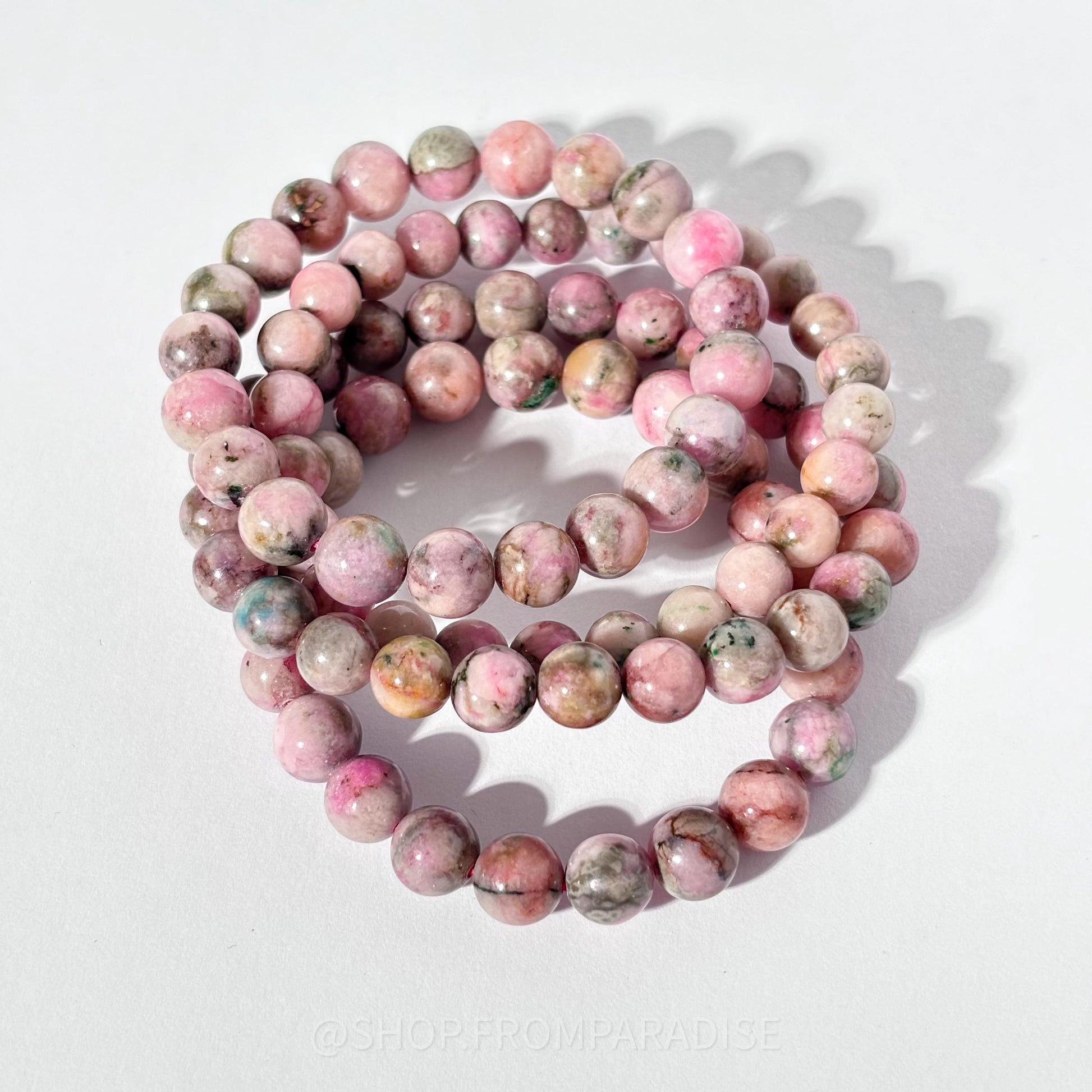 Cobalto Calcite Crystal Stretch Bracelet