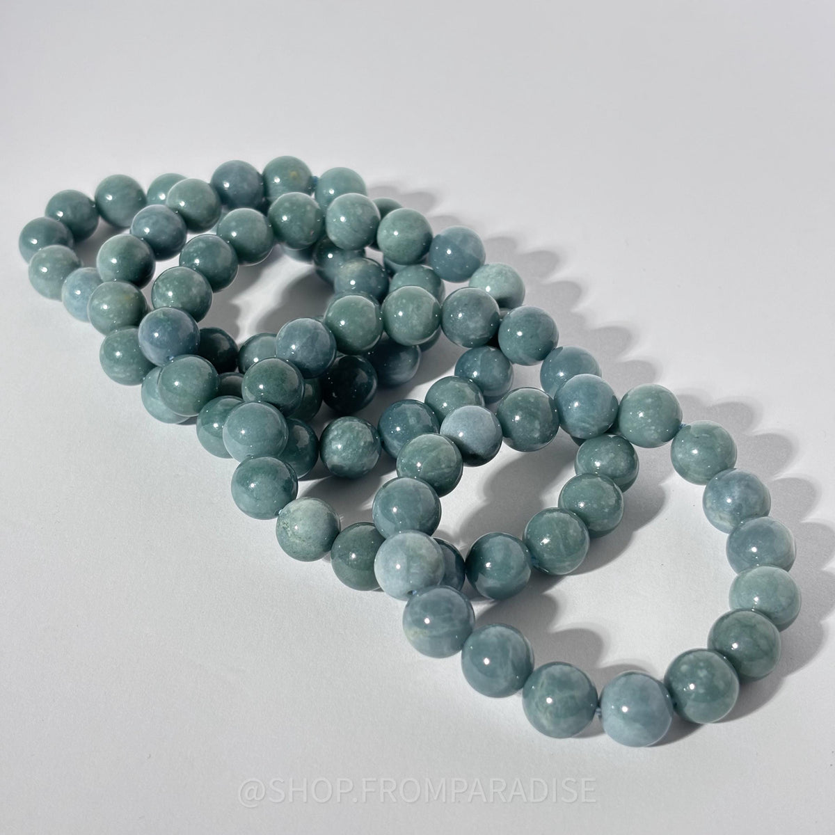 Blue Water Jadeite Bracelet - Blue Water Jade Jewelry