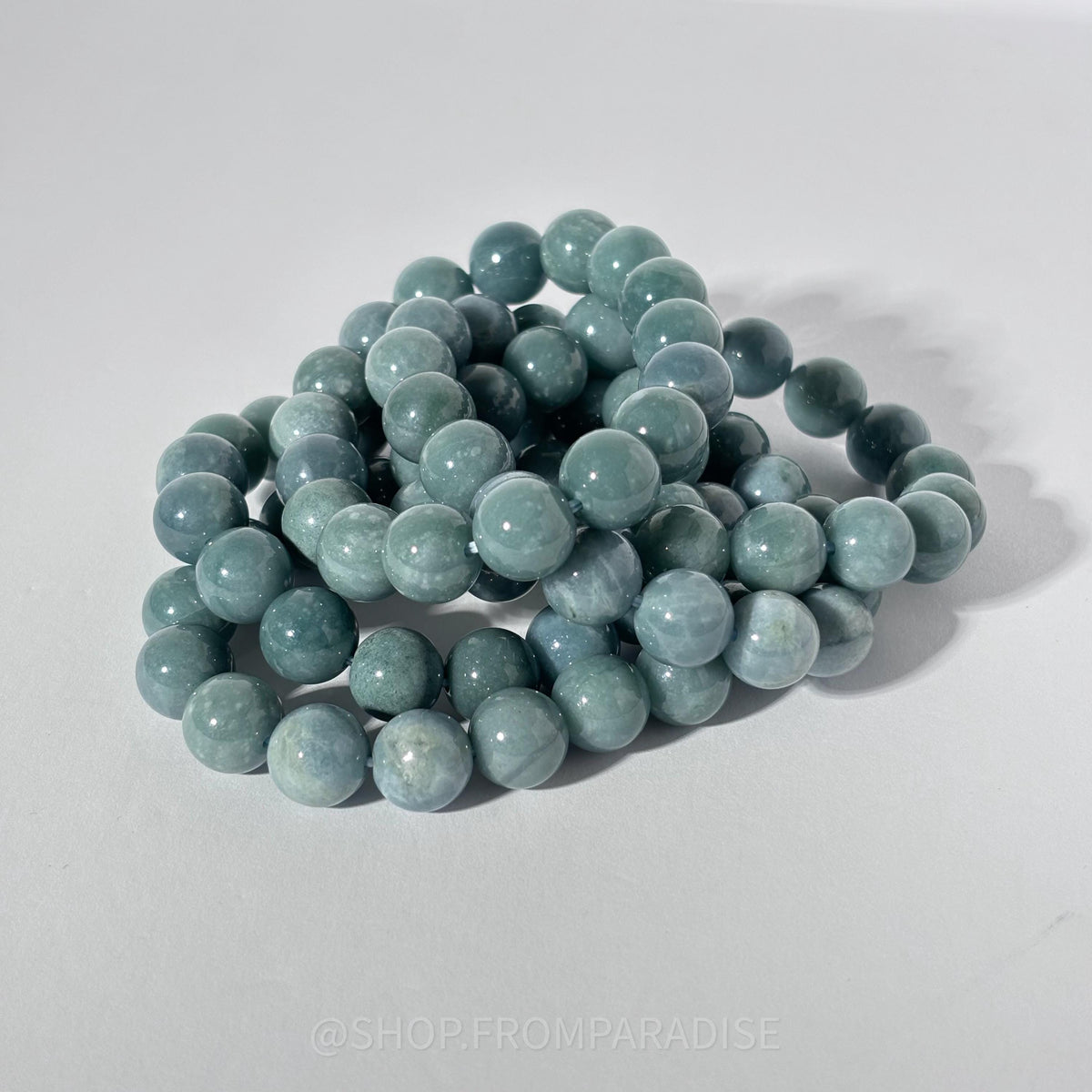 Blue Water Jadeite Bracelet - Blue Water Jade Jewelry