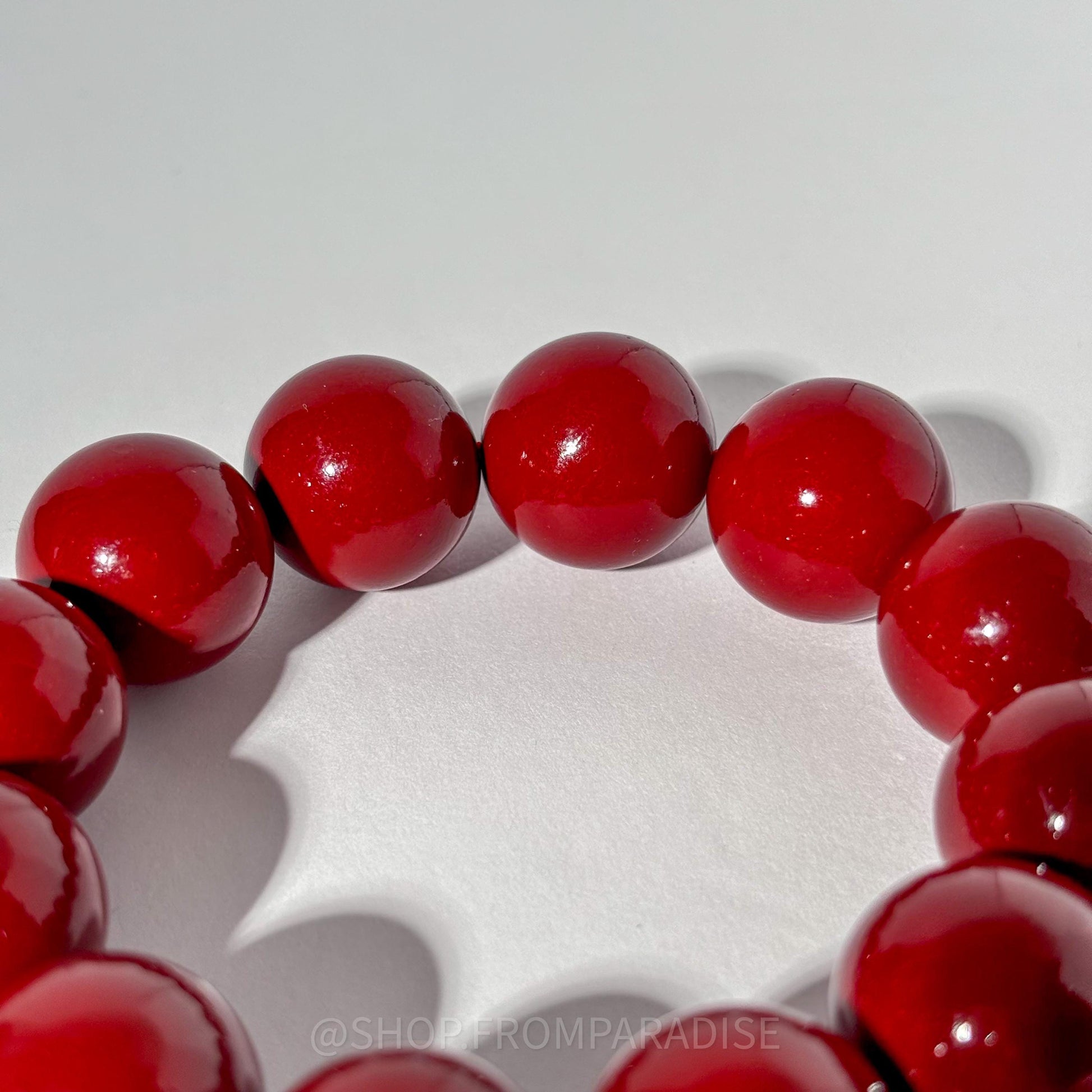 CINNABAR Large Crystal Stretch Bracelet