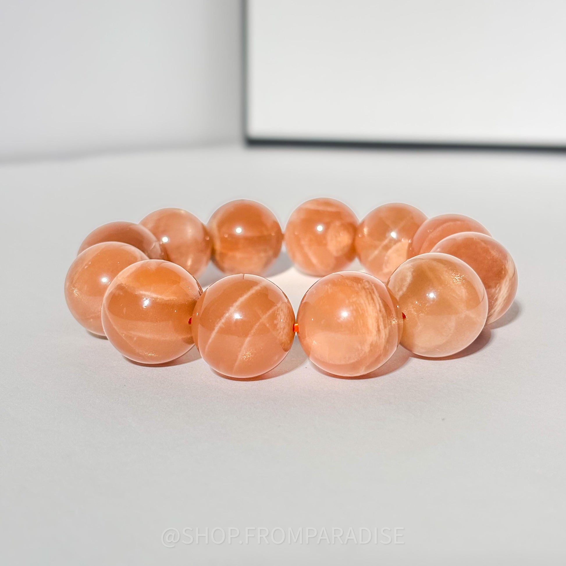 PEACH MOONSTONE Crystal Bracelet