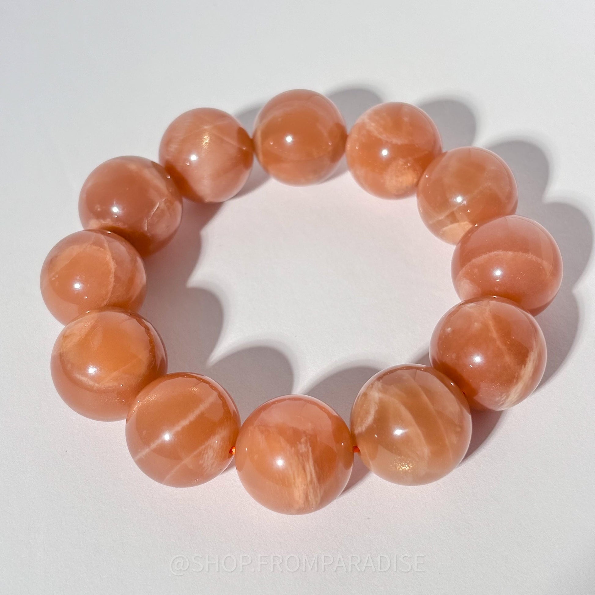 PEACH MOONSTONE Crystal Bracelet