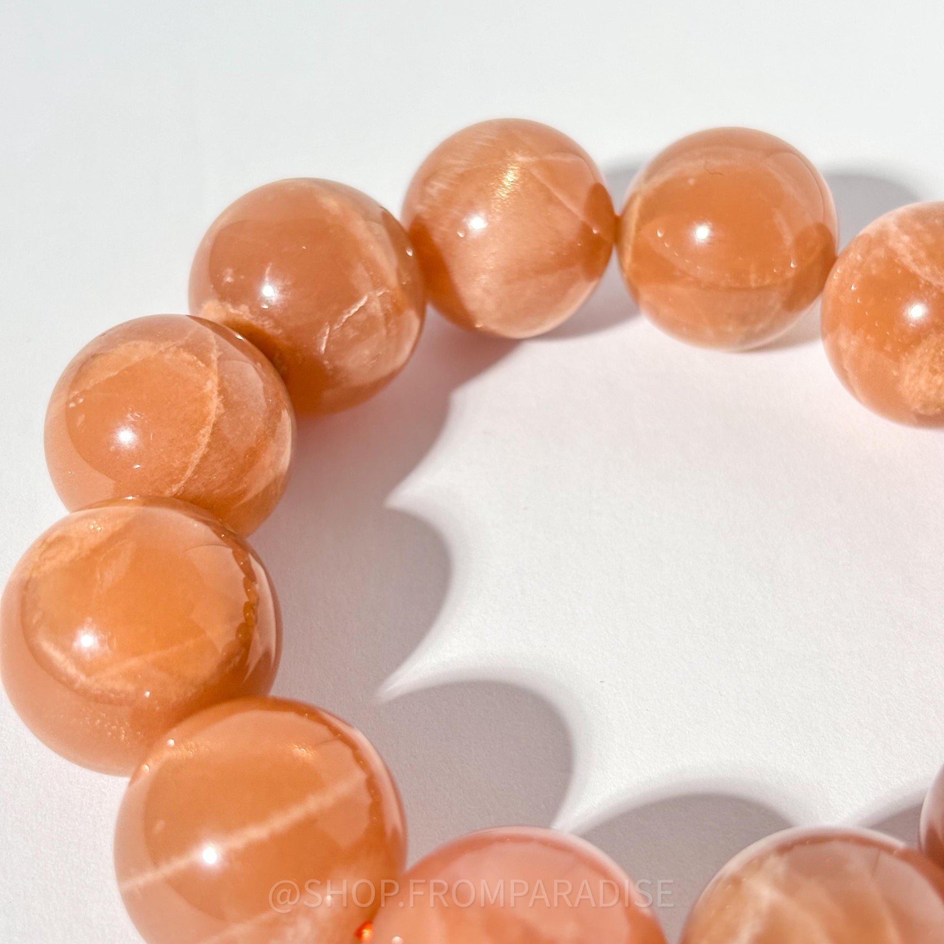 PEACH MOONSTONE Crystal Bracelet