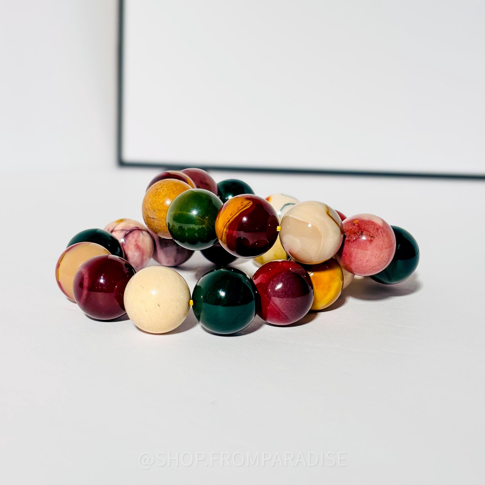 MOOKAITE JASPER Large Crystal Bracelet