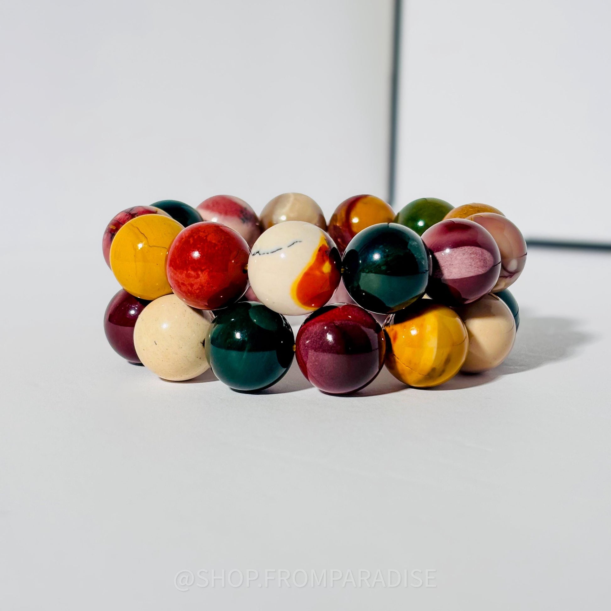 MOOKAITE JASPER Large Crystal Bracelet