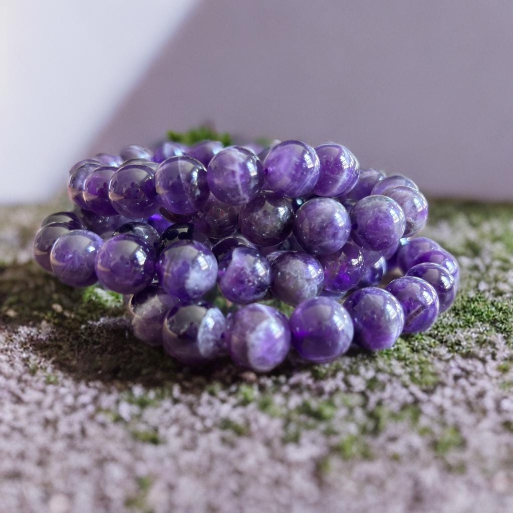 Dream Amethyst Crystal Stretch Bracelet
