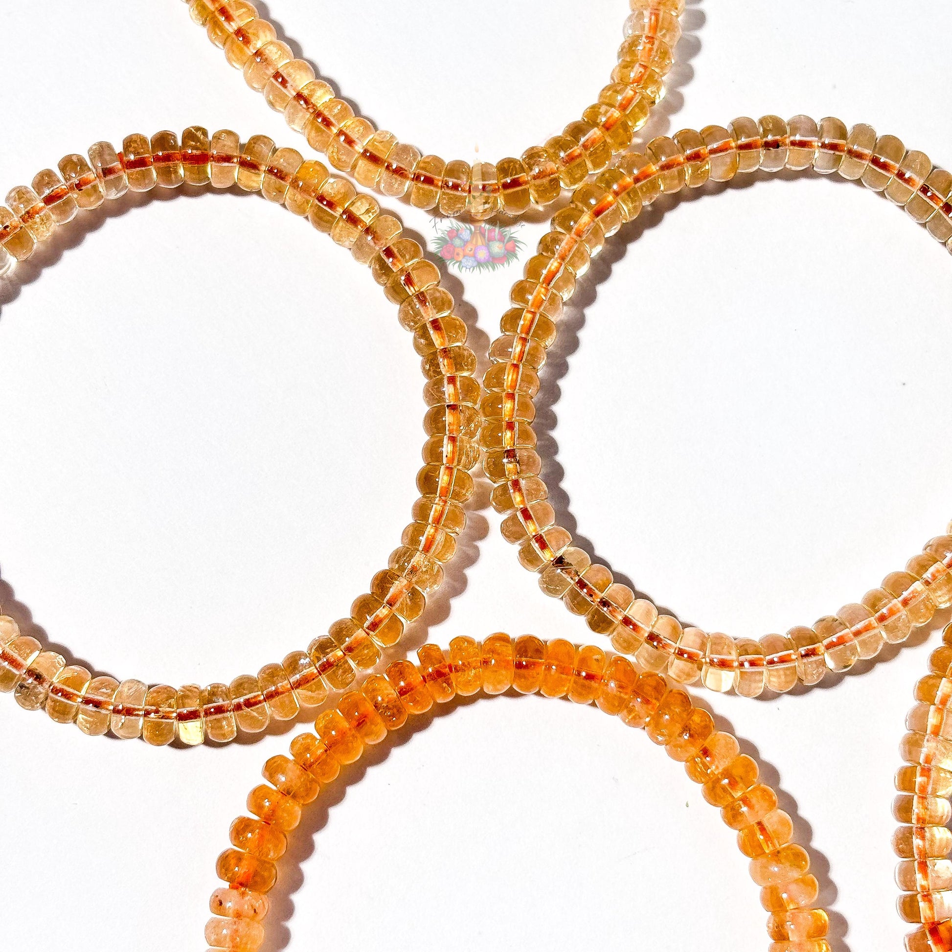 Citrine Bracelet: Stone of Joy and Success | Rondelle Stretch Bead Bracelet