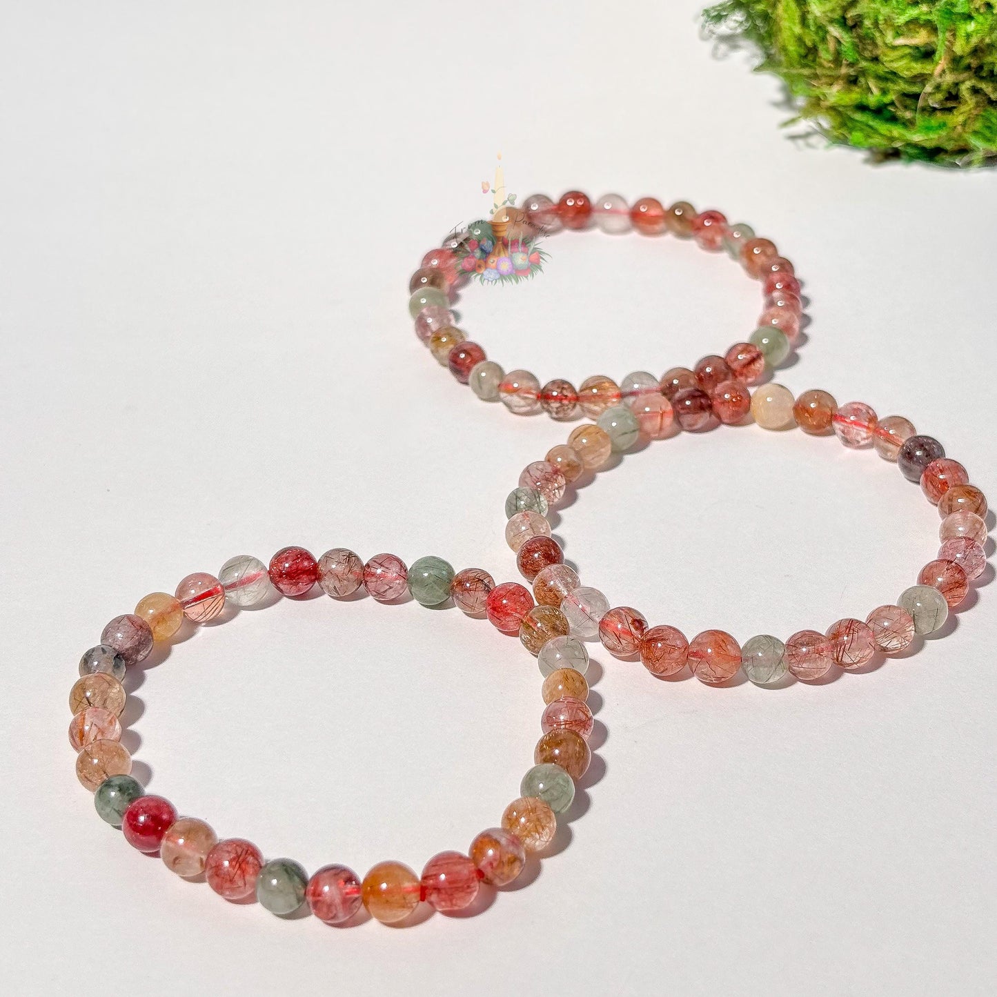 Mixed Rutile Bracelet: Energy for Power and Transformation | Crystal Jewelry