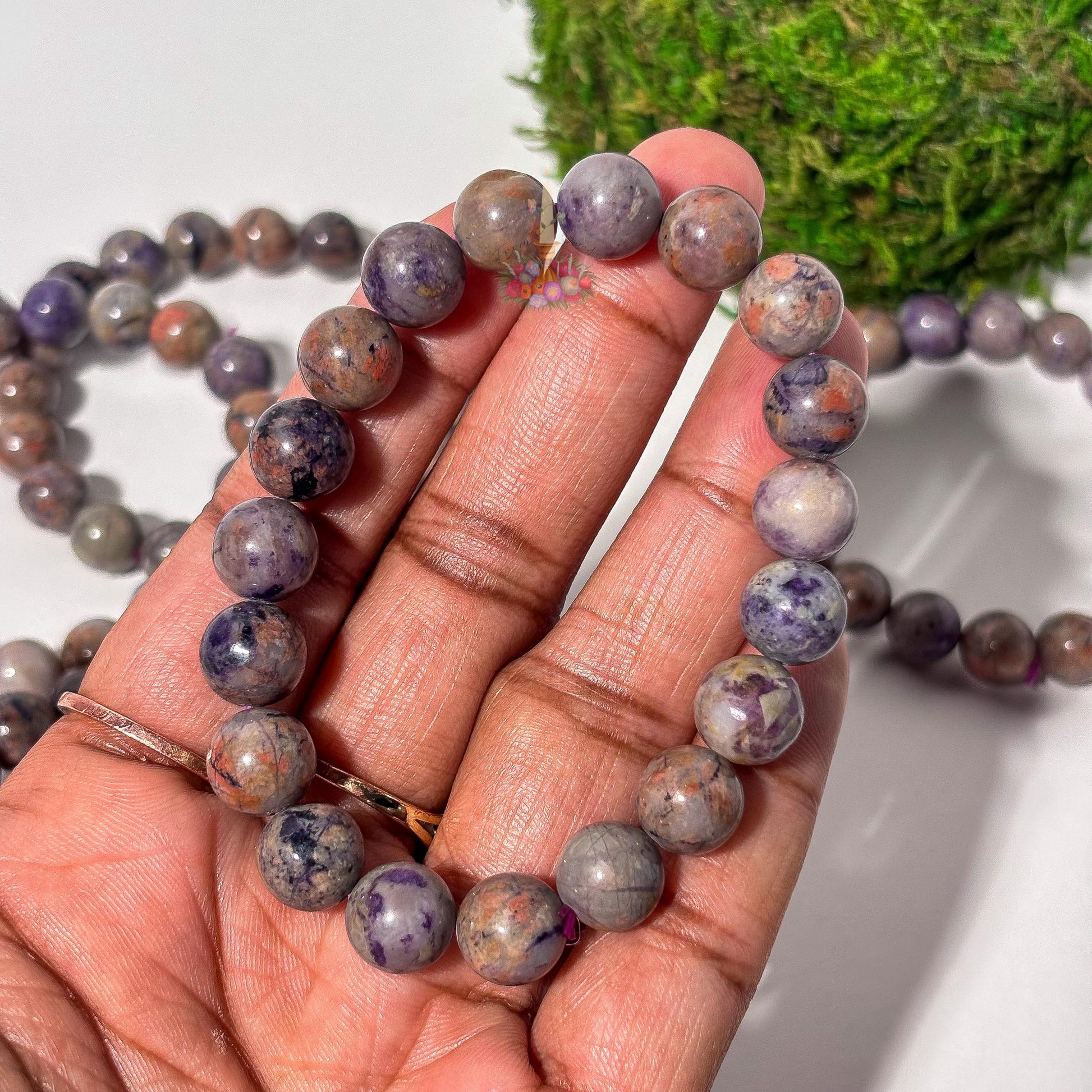 Fluorite Bracelet | Opalized Fluorite | Rare Variety | Handmade Gemstone Jewelry for Clarity and Balance