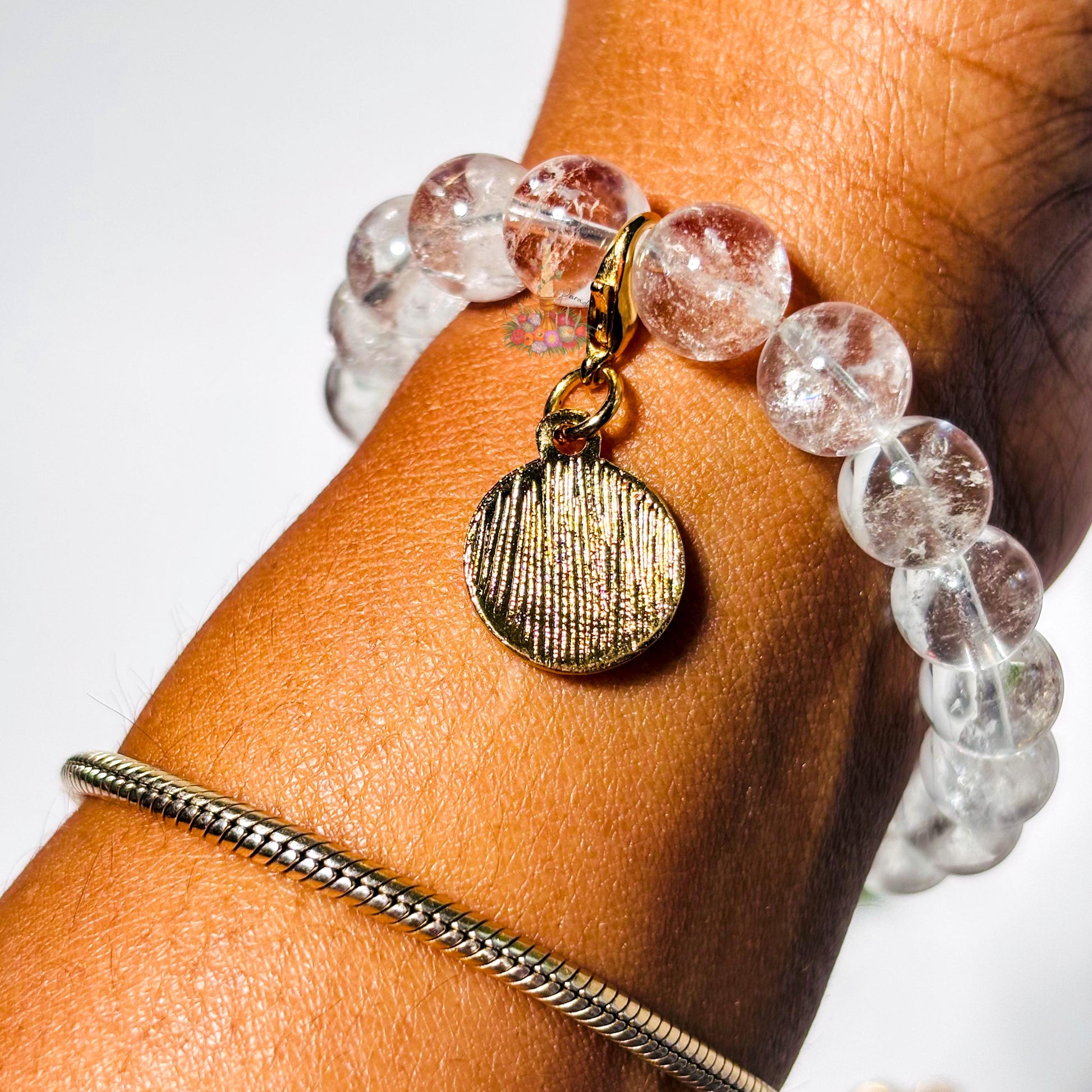 Evil Eye Gold Dangle Charm: Protection against bad luck, misfortune, and negative energy