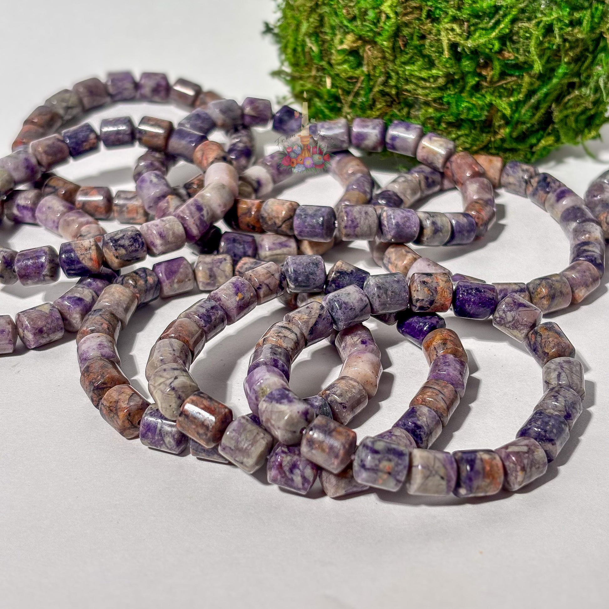 Opalized Fluorite Bracelet: Stone for Focus and Renewal | Crystal Jewelry | Uncommon