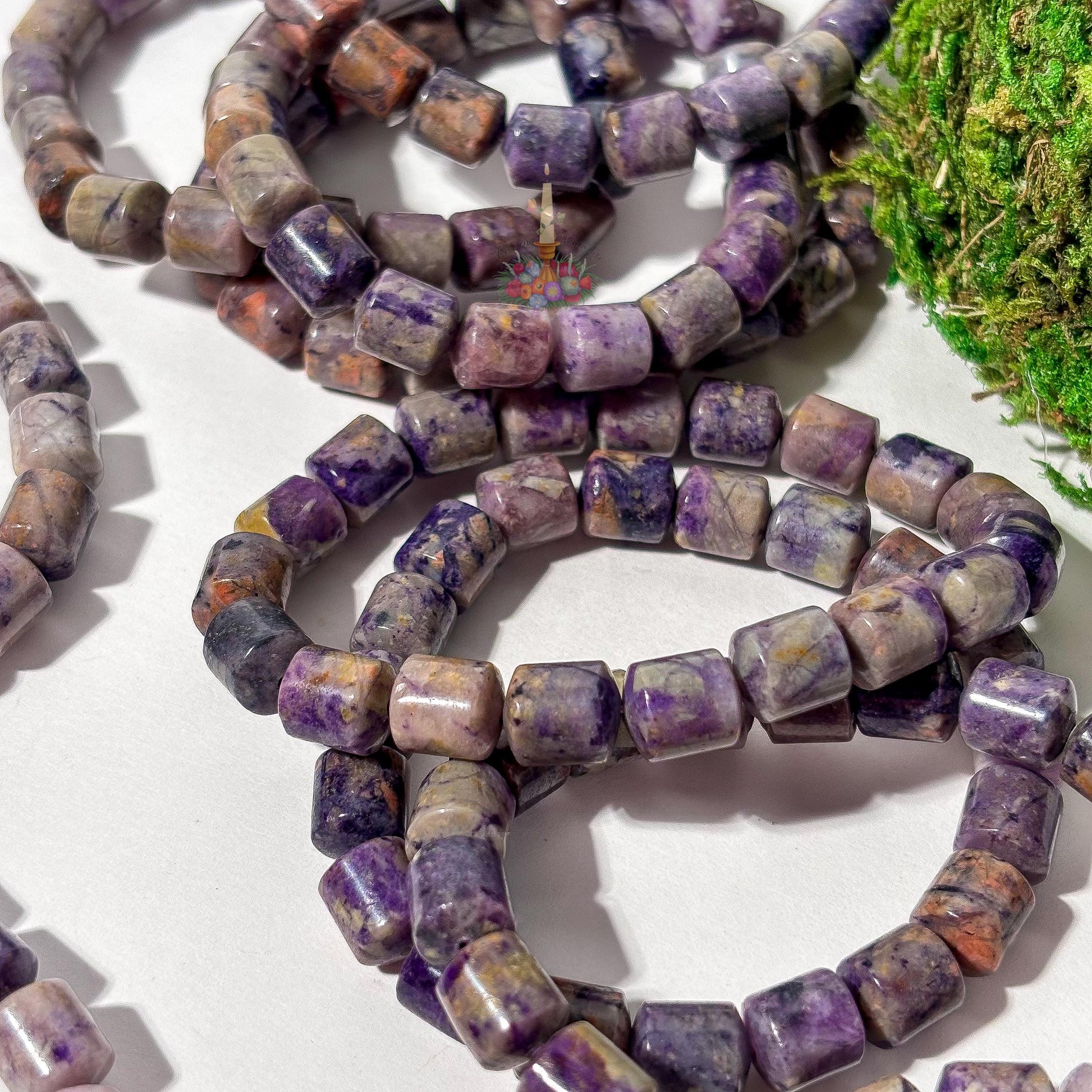 Opalized Fluorite Bracelet: Stone for Focus and Renewal | Crystal Jewelry | Uncommon
