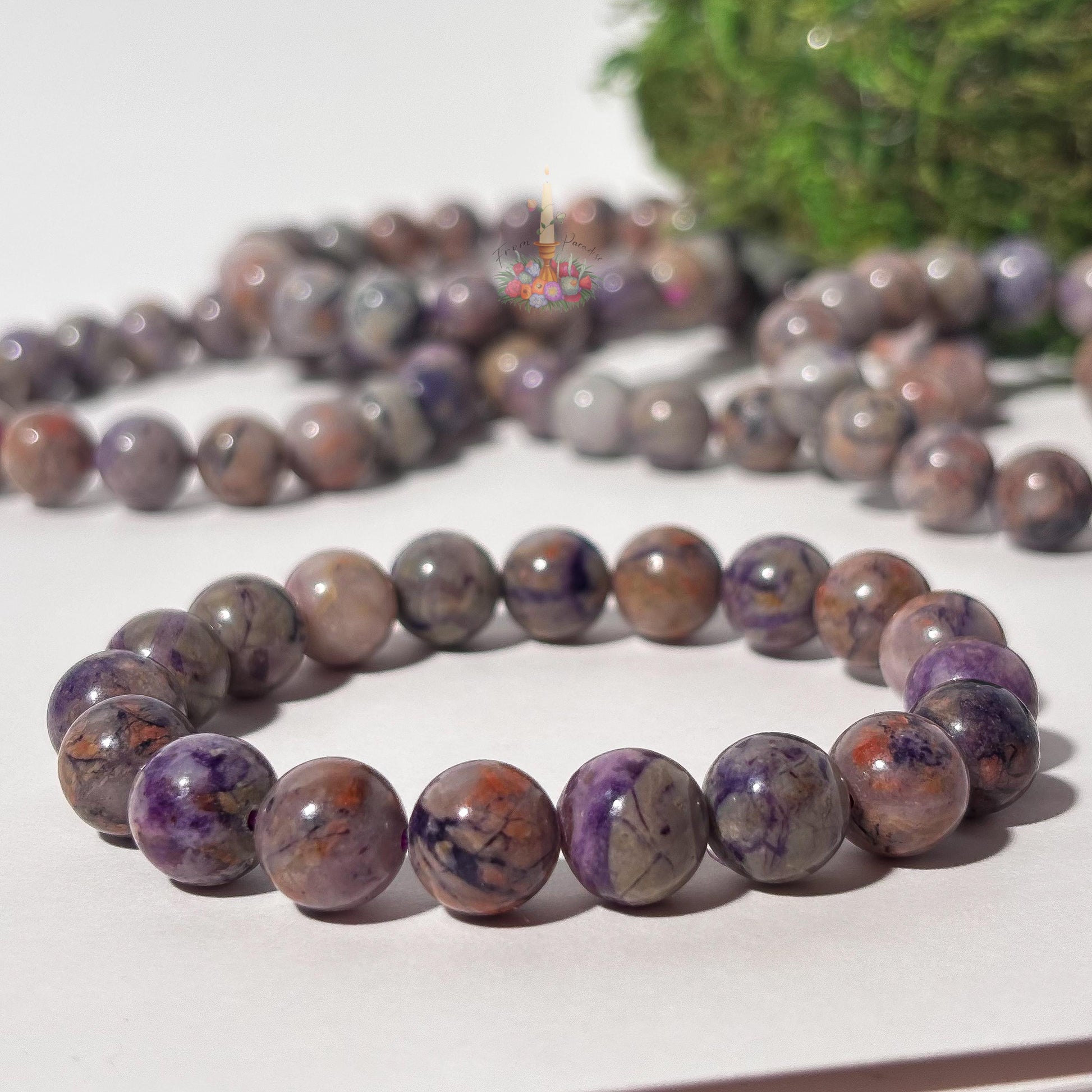 Fluorite Bracelet | Opalized Fluorite | Rare Variety | Handmade Gemstone Jewelry for Clarity and Balance