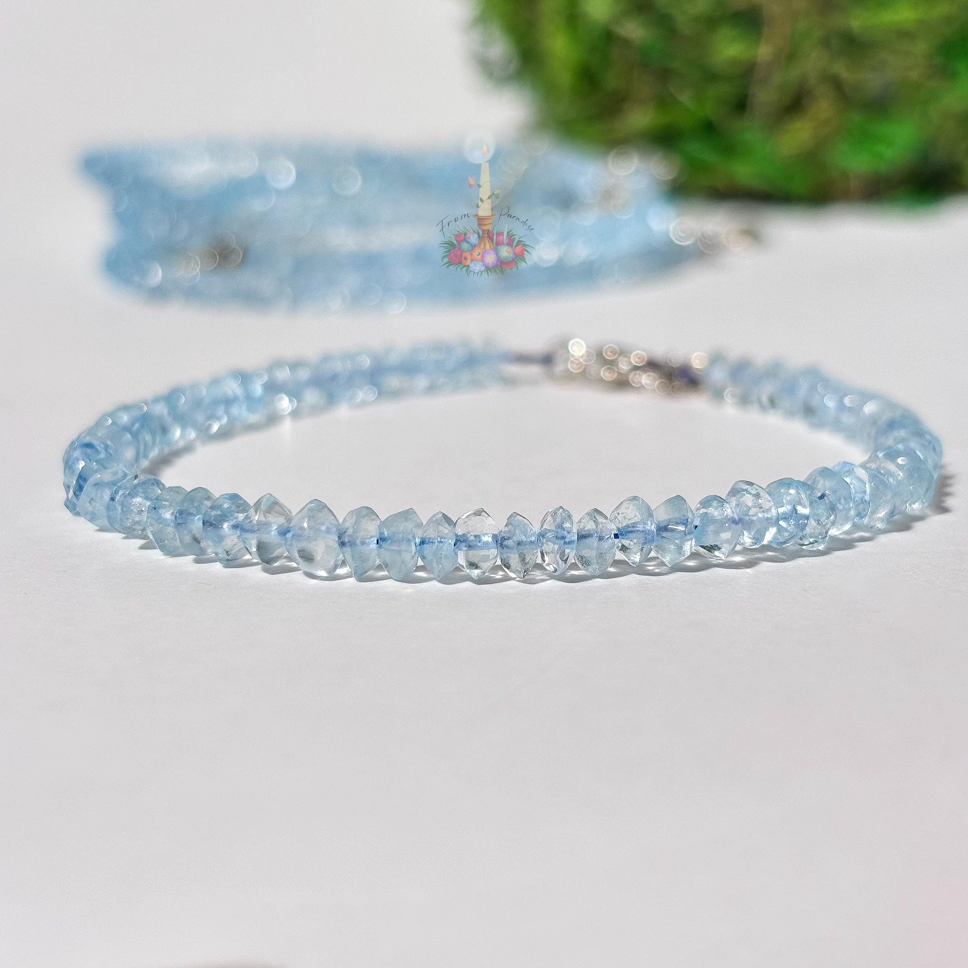 Blue Topaz Bracelet: Crystal for Communication and Clarity | Gemstone Jewelry