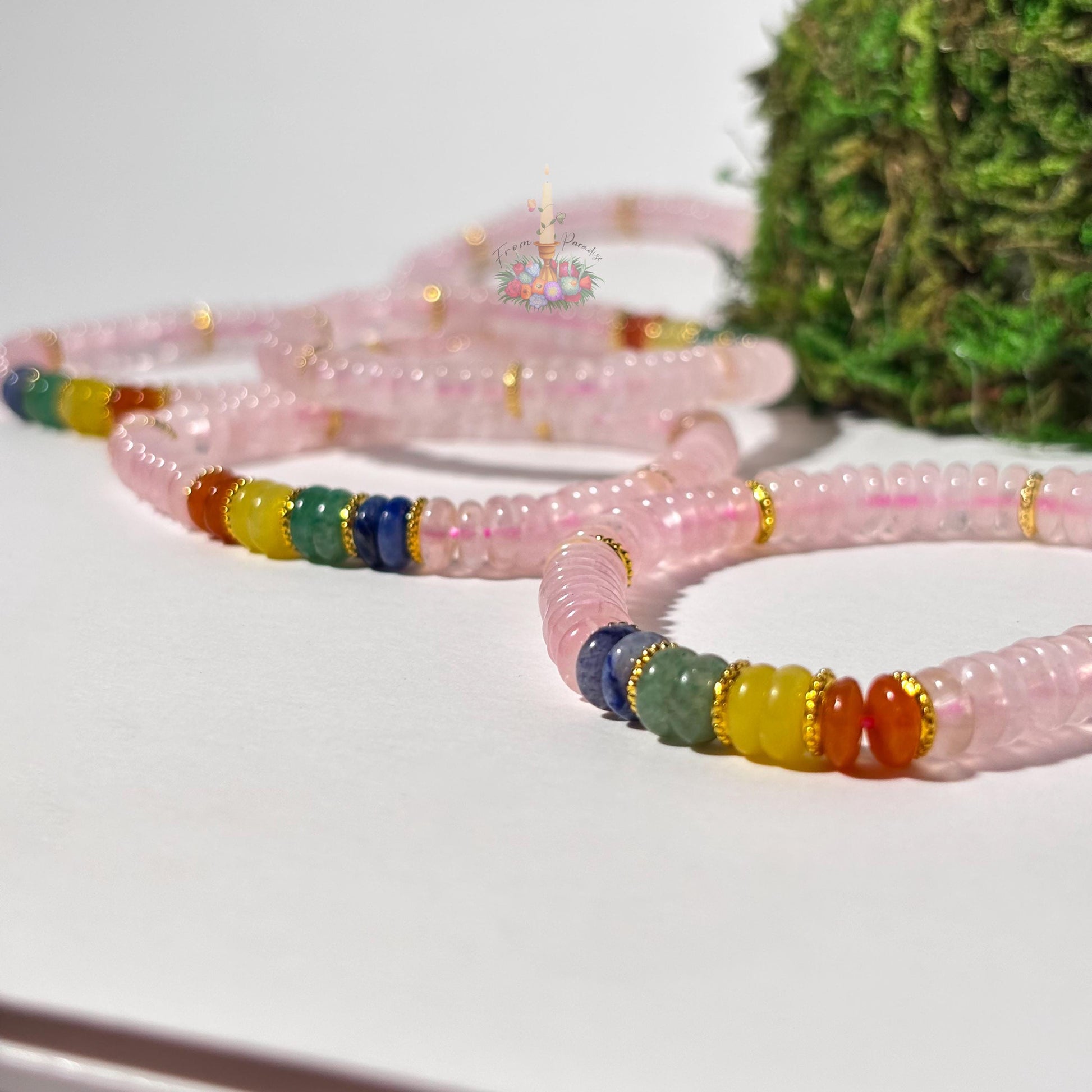 Rose Quartz Artisan Bracelet: Stone for Love and Luck | Crystal Jewelry