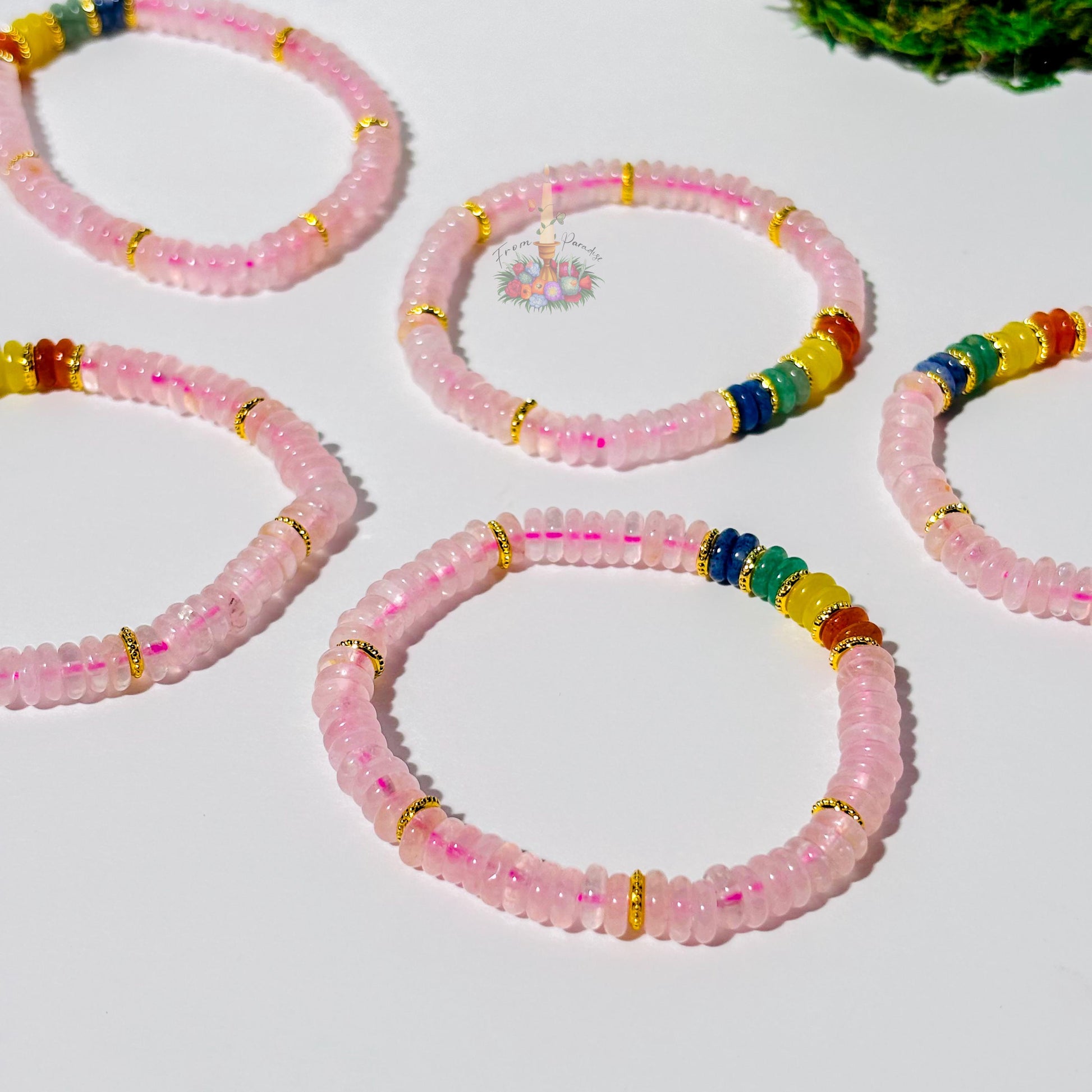 Rose Quartz Artisan Bracelet: Stone for Love and Luck | Crystal Jewelry