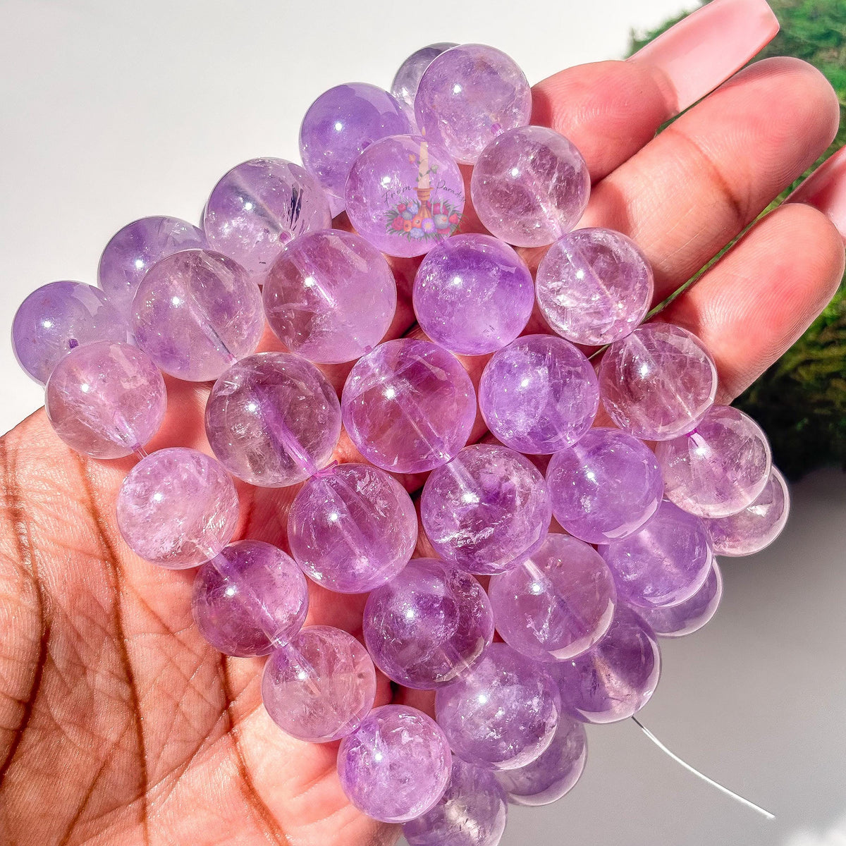 Lavender Amethyst Chunky Bracelet: Stress Relief & Emotional Clarity