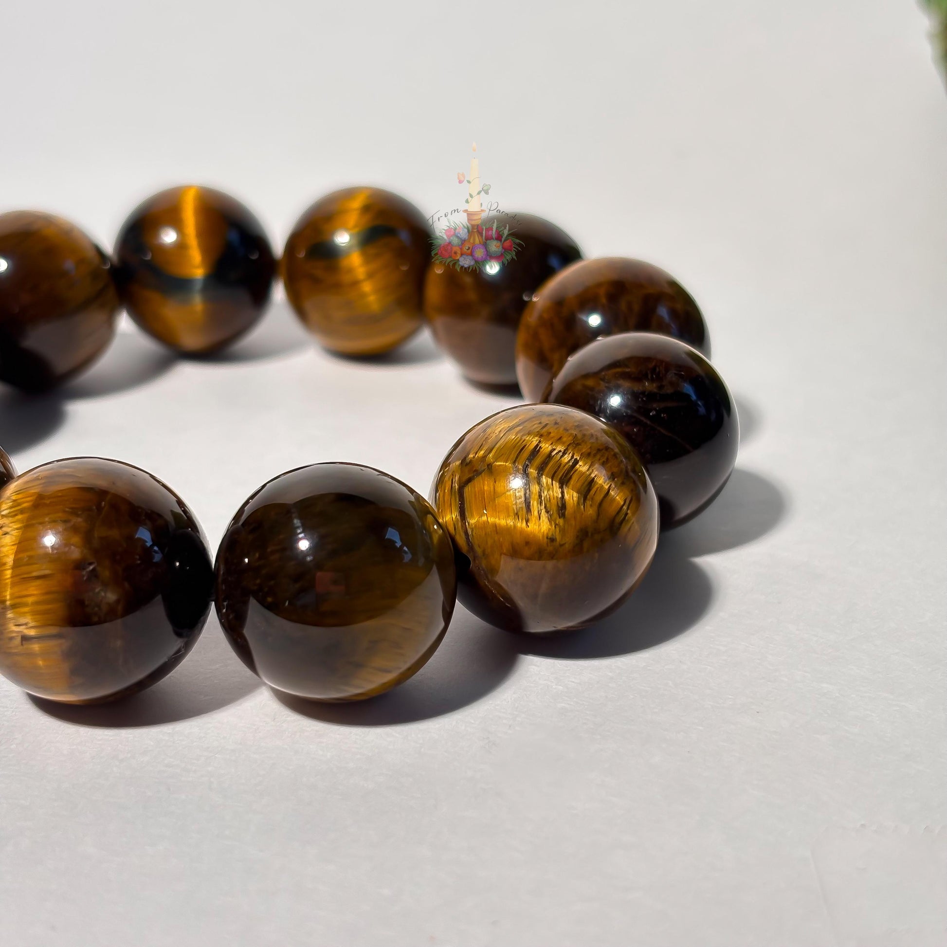 Tiger Eye Bracelet | Blue and Golden Tiger's Eye Crystal Bracelet | Yellow Tiger Eye Bracelet | Blue Tiger Eye Bracelet | Stone for Courage