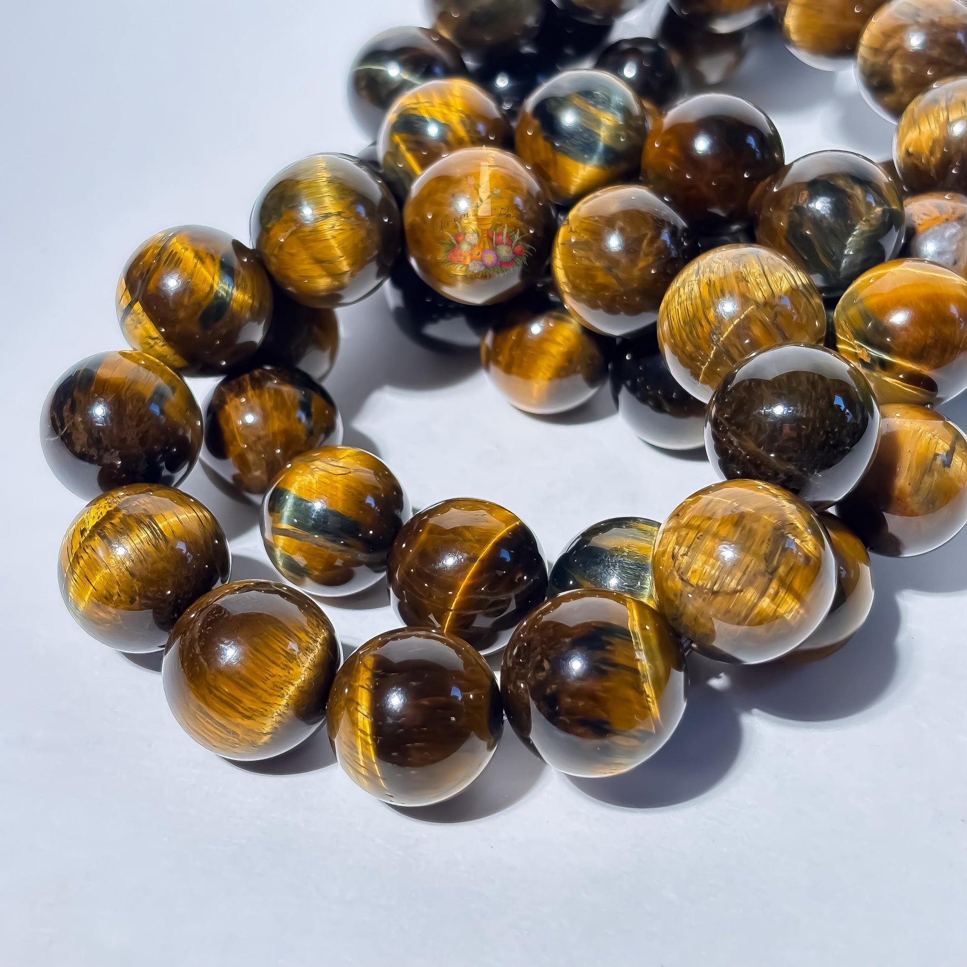 Tiger Eye Bracelet | Blue and Golden Tiger's Eye Crystal Bracelet | Yellow Tiger Eye Bracelet | Blue Tiger Eye Bracelet | Stone for Courage
