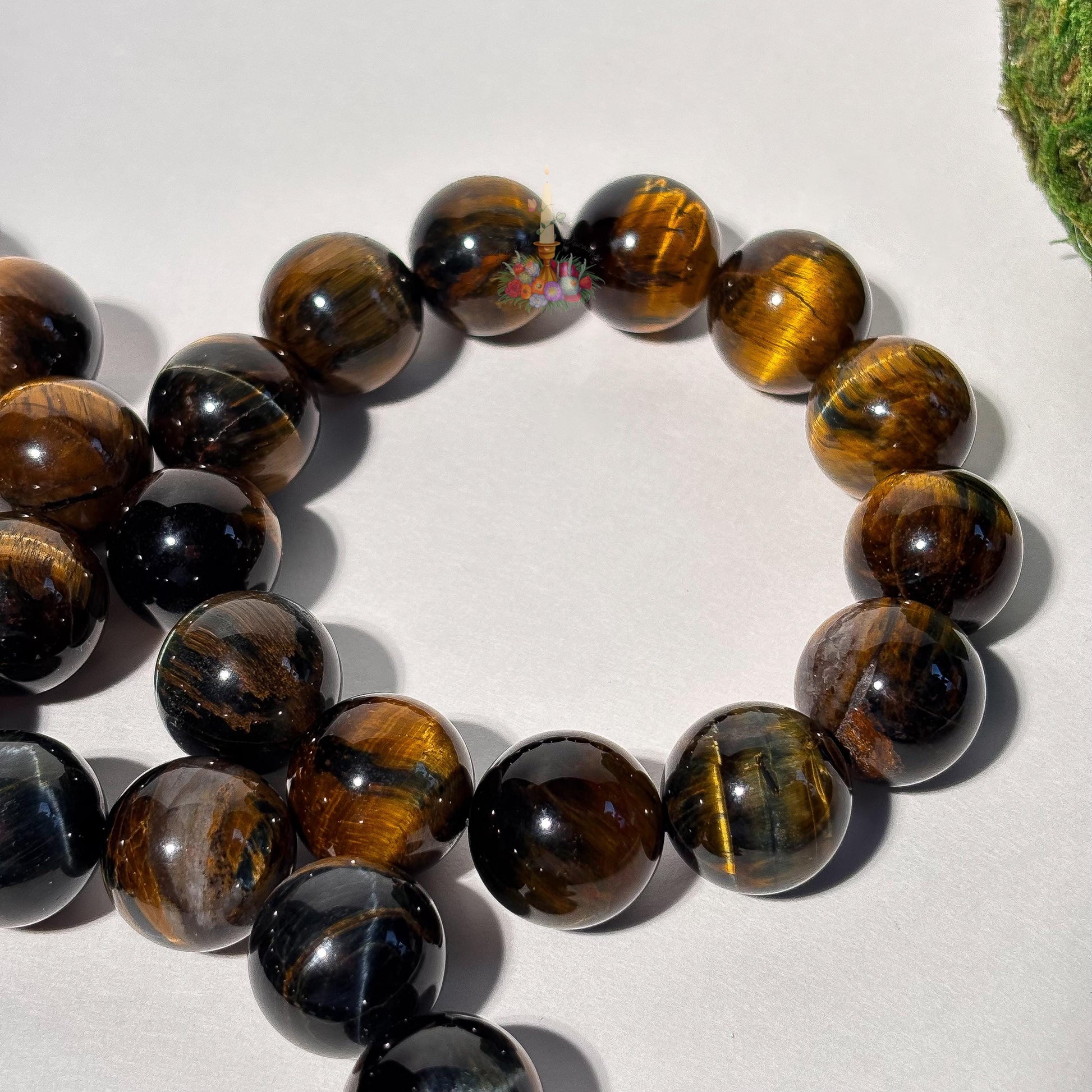 Tiger Eye Bracelet | Blue and Golden Tiger's Eye Crystal Bracelet | Yellow Tiger Eye Bracelet | Blue Tiger Eye Bracelet | Stone for Courage