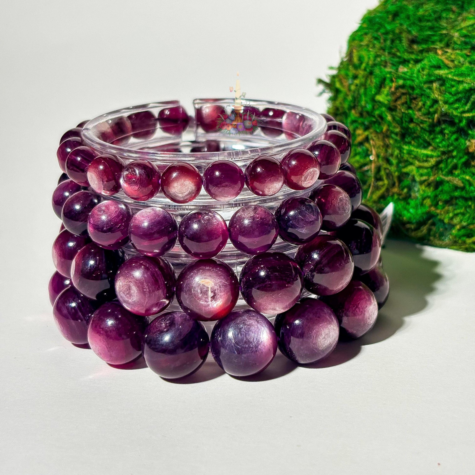 Purple Mica Bracelet: Intuition & Self-expression