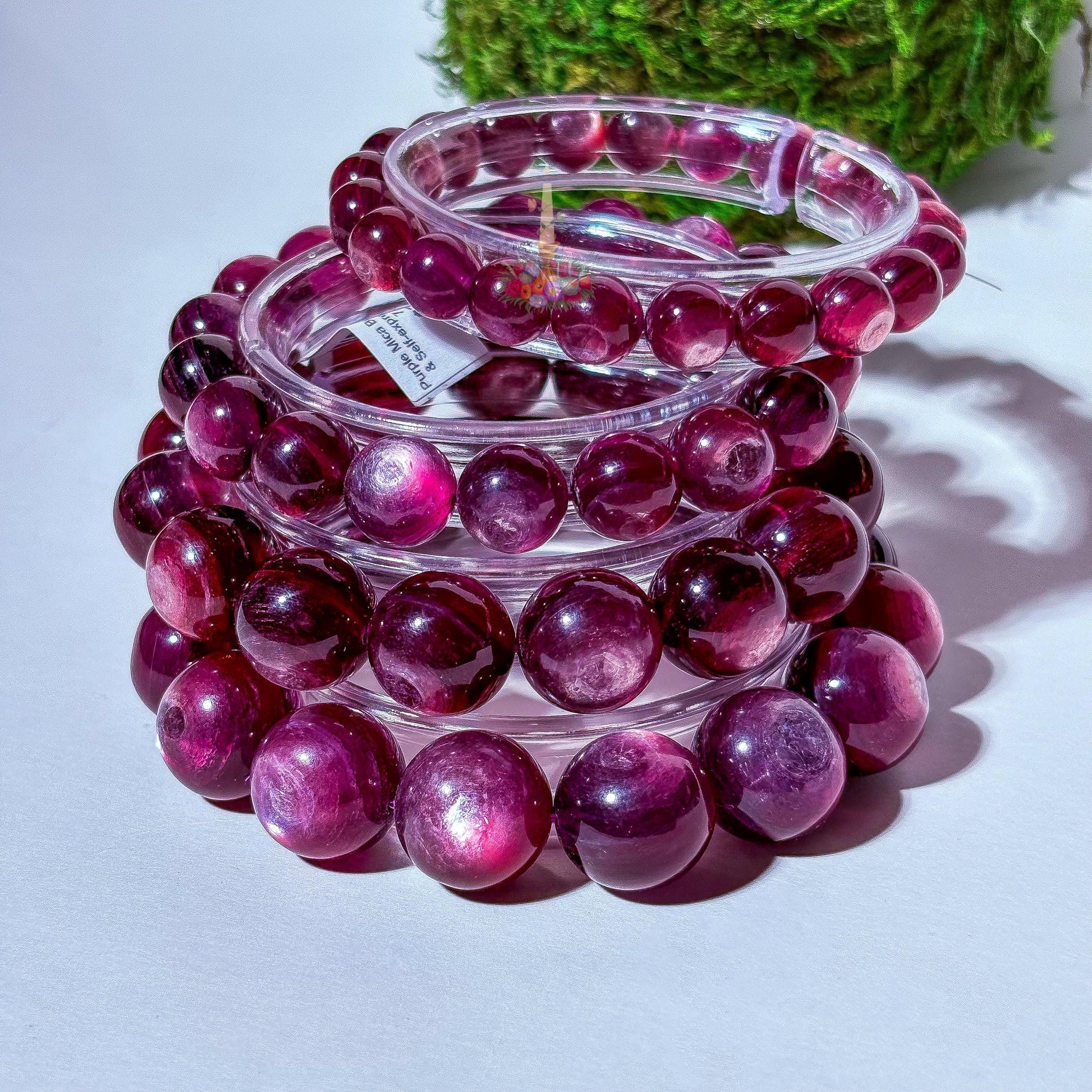 Purple Mica Bracelet: Intuition & Self-expression