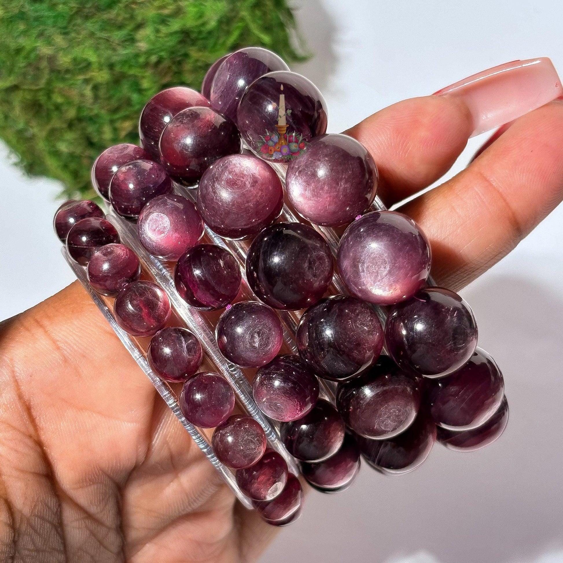 Purple Mica Bracelet: Intuition & Self-expression