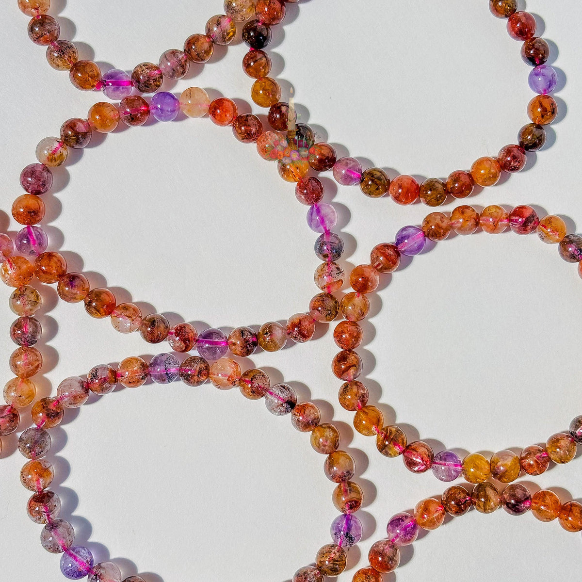 Auralite Bracelet | Auralite 23 Crystal Bracelet | Amethyst Based Crystal Beaded Bracelet | Stone for Spiritual Growth and Intuition