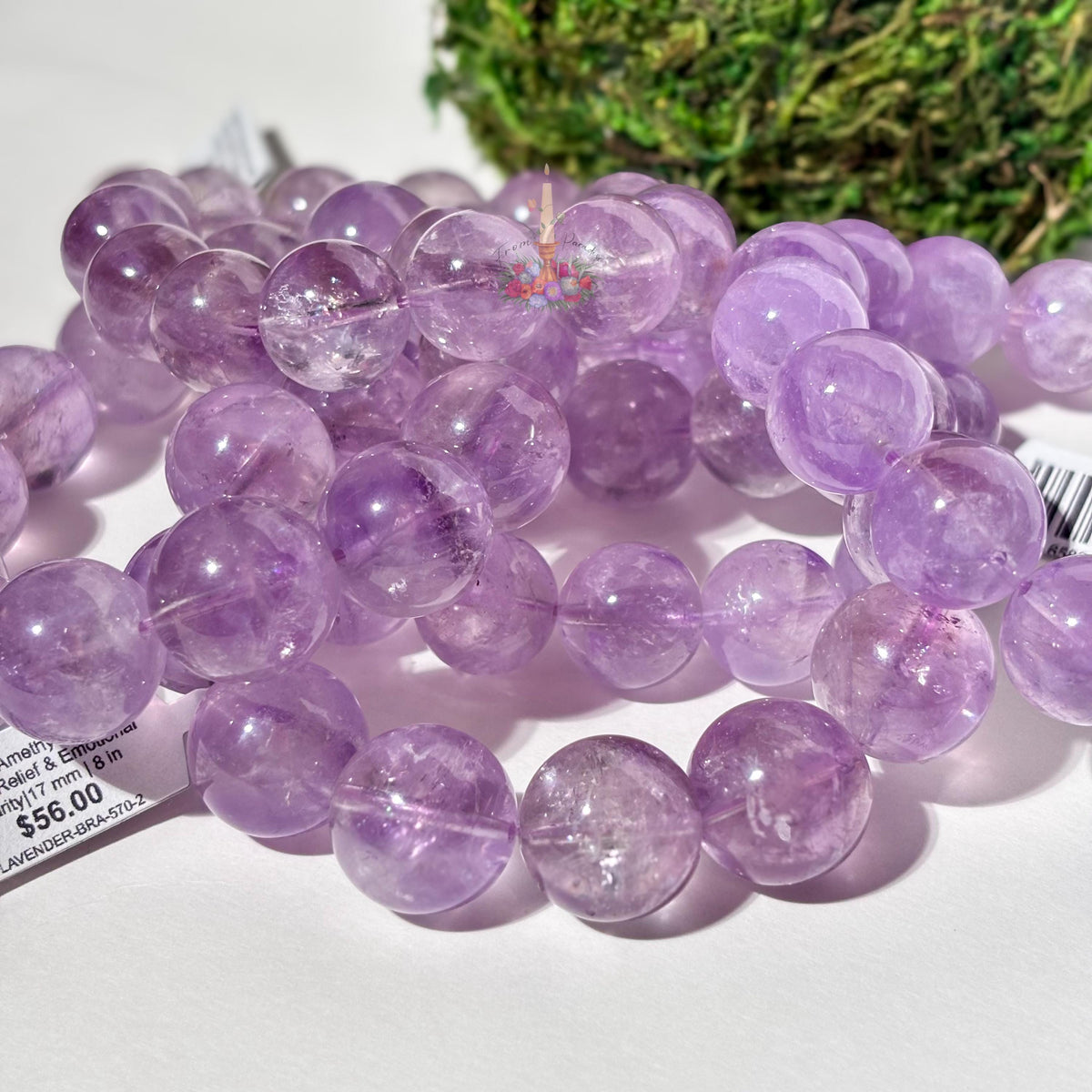 Lavender Amethyst Chunky Bracelet: Stress Relief & Emotional Clarity