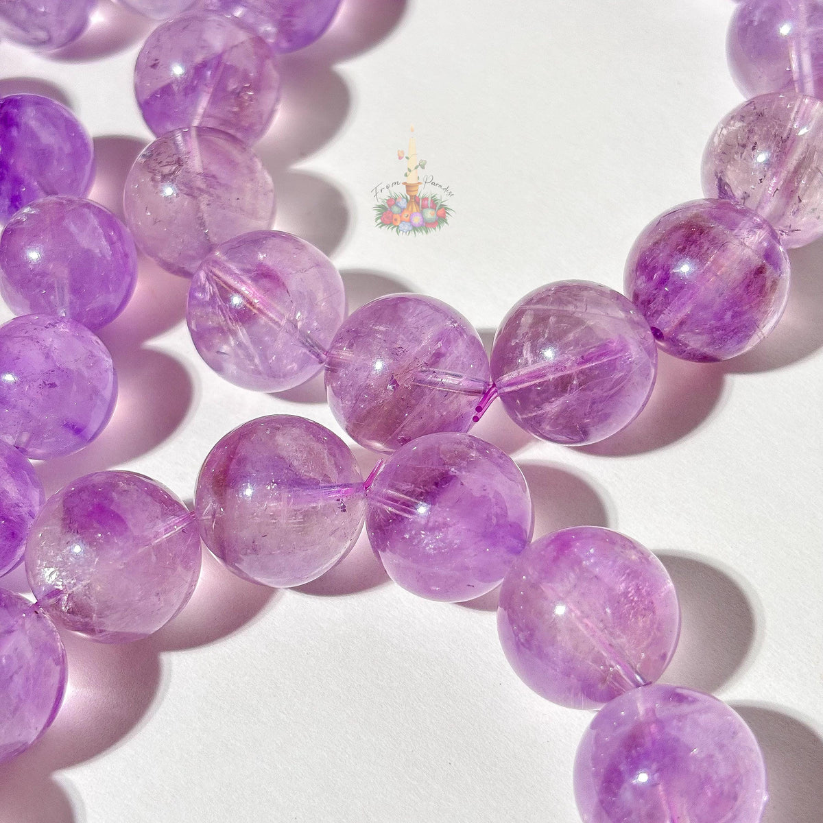 Lavender Amethyst Chunky Bracelet: Stress Relief & Emotional Clarity