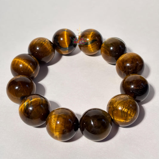 Tiger Eye Bracelet | Blue and Golden Tiger's Eye Crystal Bracelet | Yellow Tiger Eye Bracelet | Blue Tiger Eye Bracelet | Stone for Courage