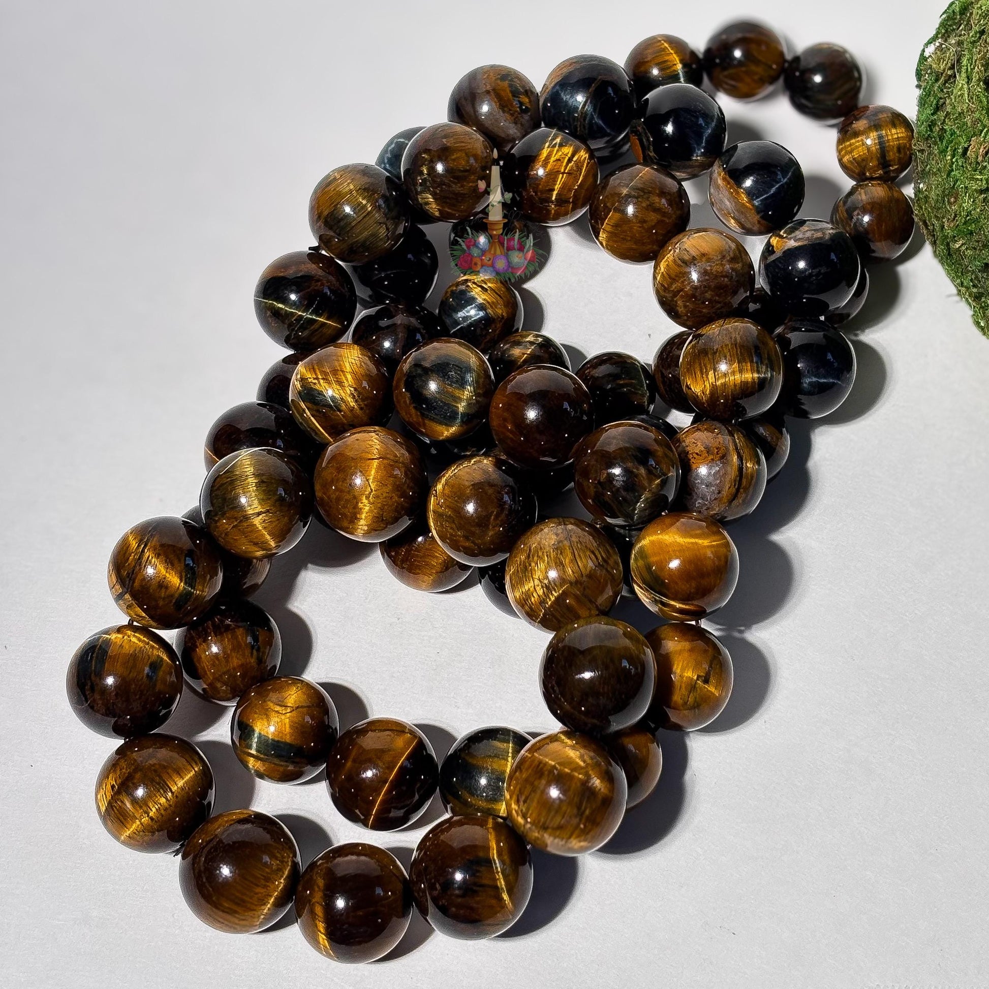 Tiger Eye Bracelet | Blue and Golden Tiger's Eye Crystal Bracelet | Yellow Tiger Eye Bracelet | Blue Tiger Eye Bracelet | Stone for Courage