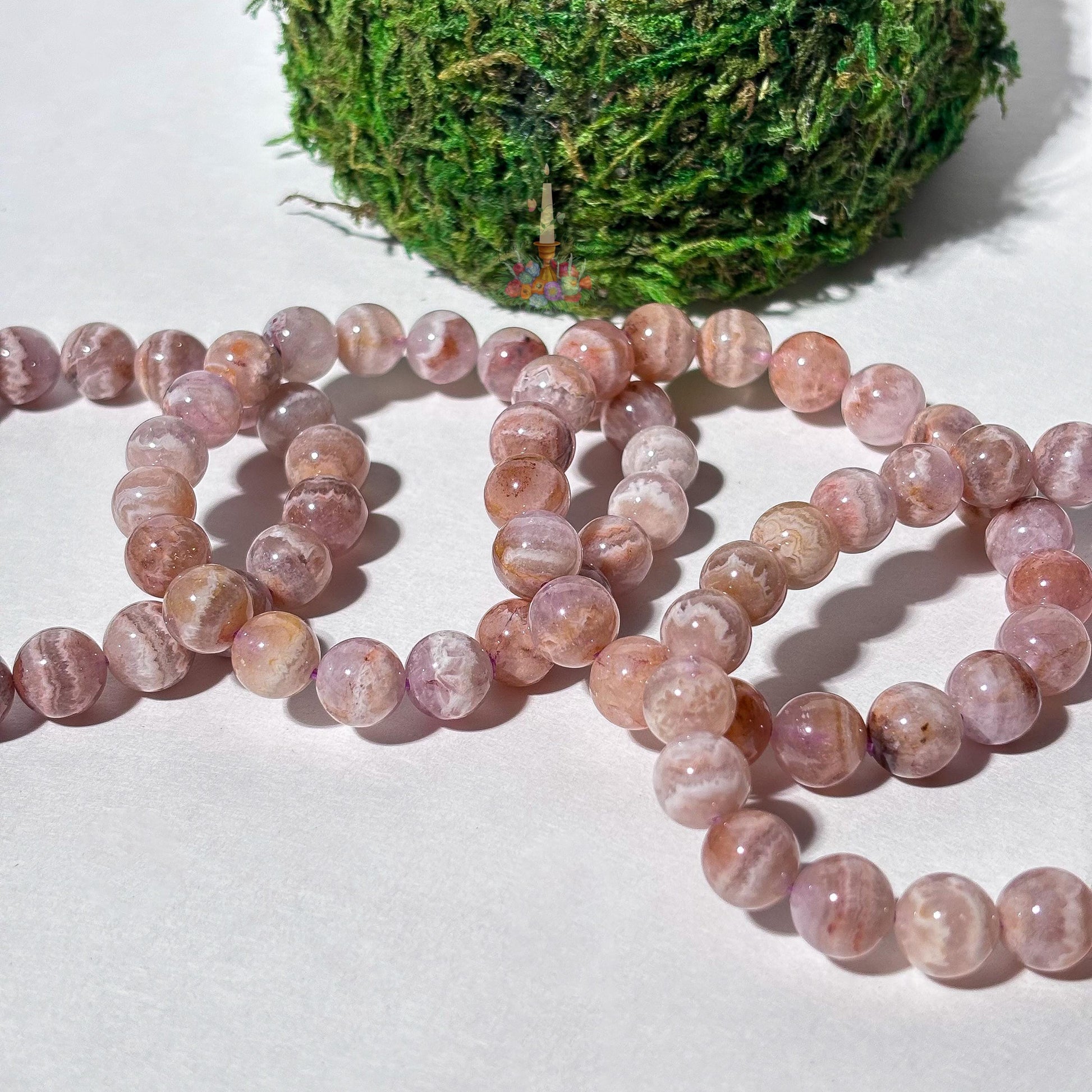 Amethyst Banded Agate Bracelet