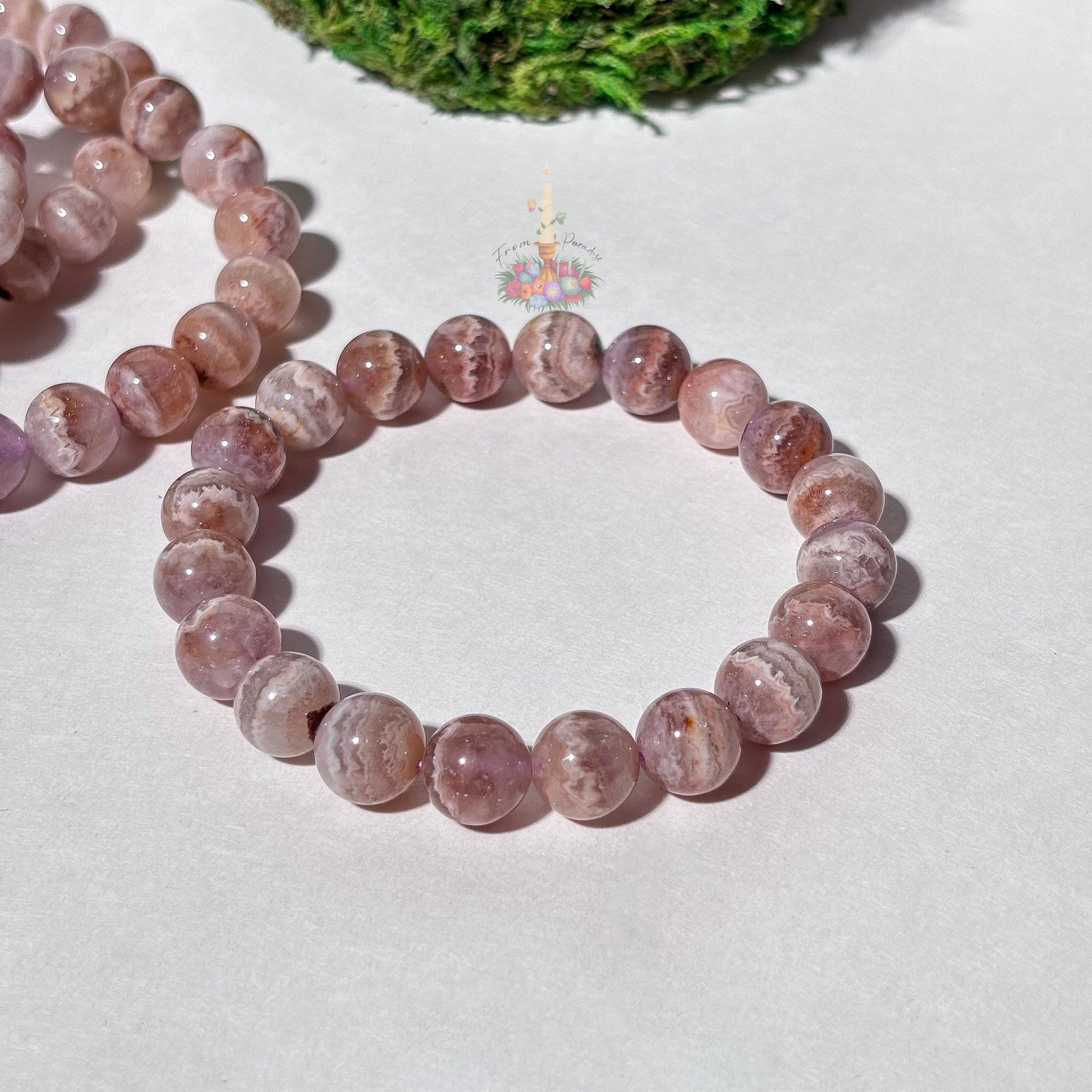Amethyst Banded Agate Bracelet