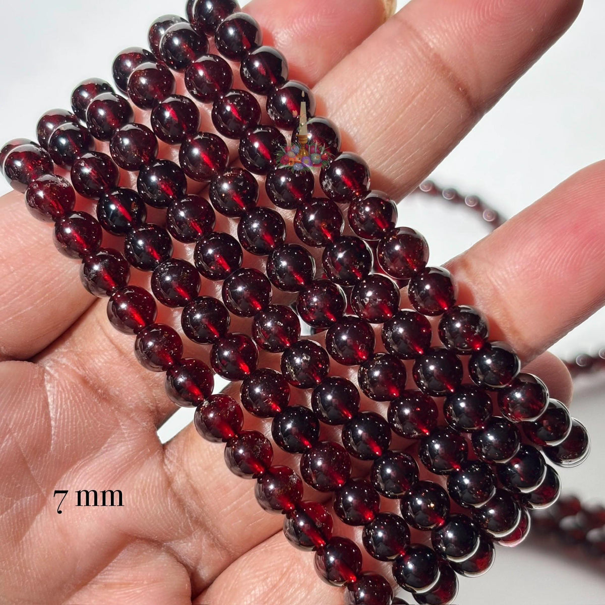 Red Garnet Crystal Bracelet: Passion & Strength