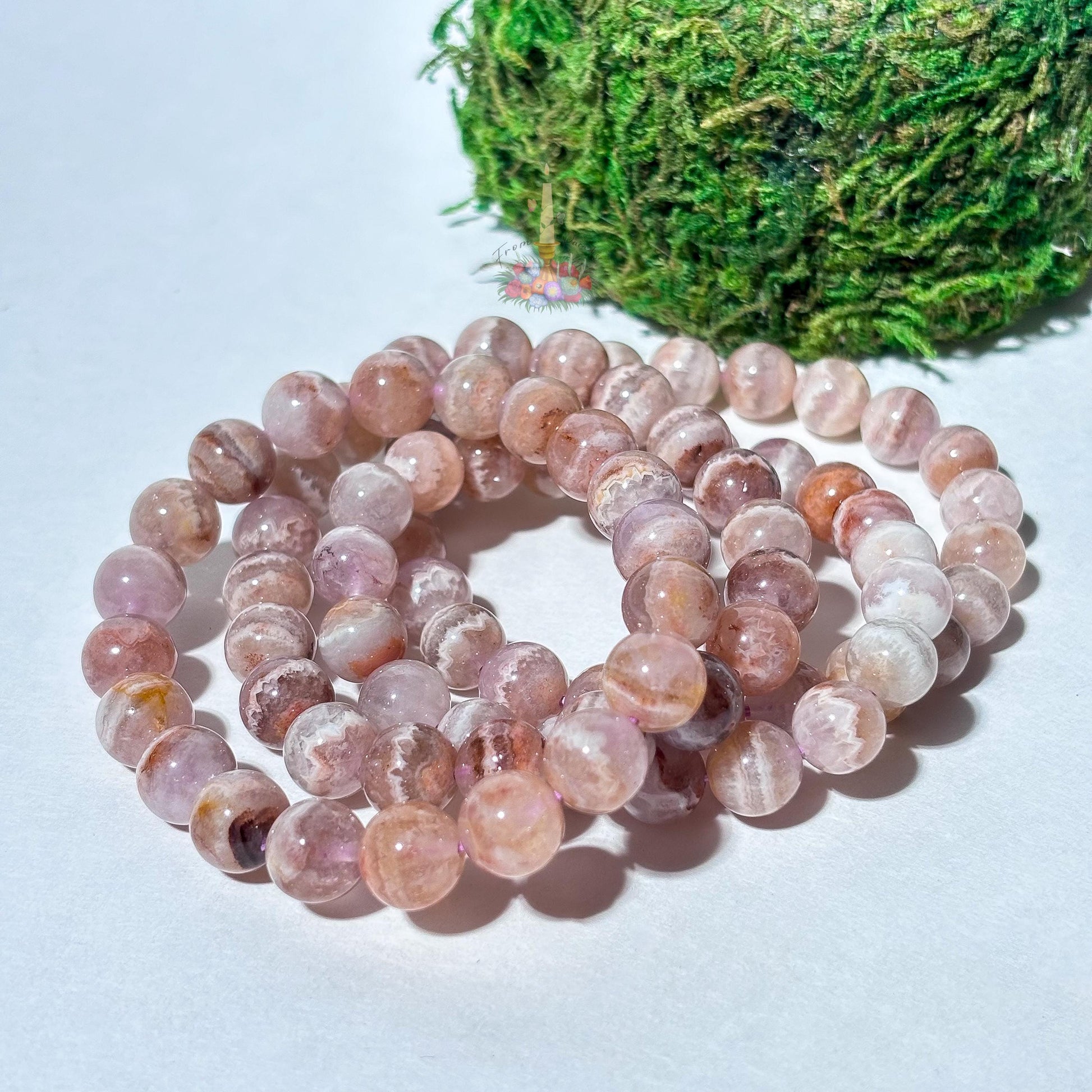 Amethyst Banded Agate Bracelet