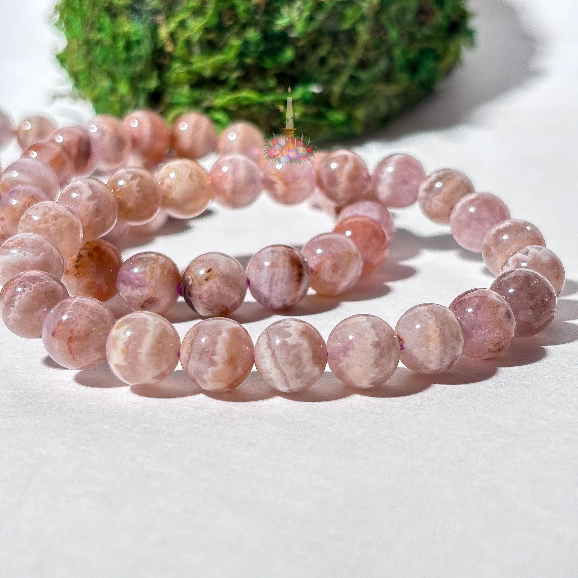 Amethyst Banded Agate Bracelet