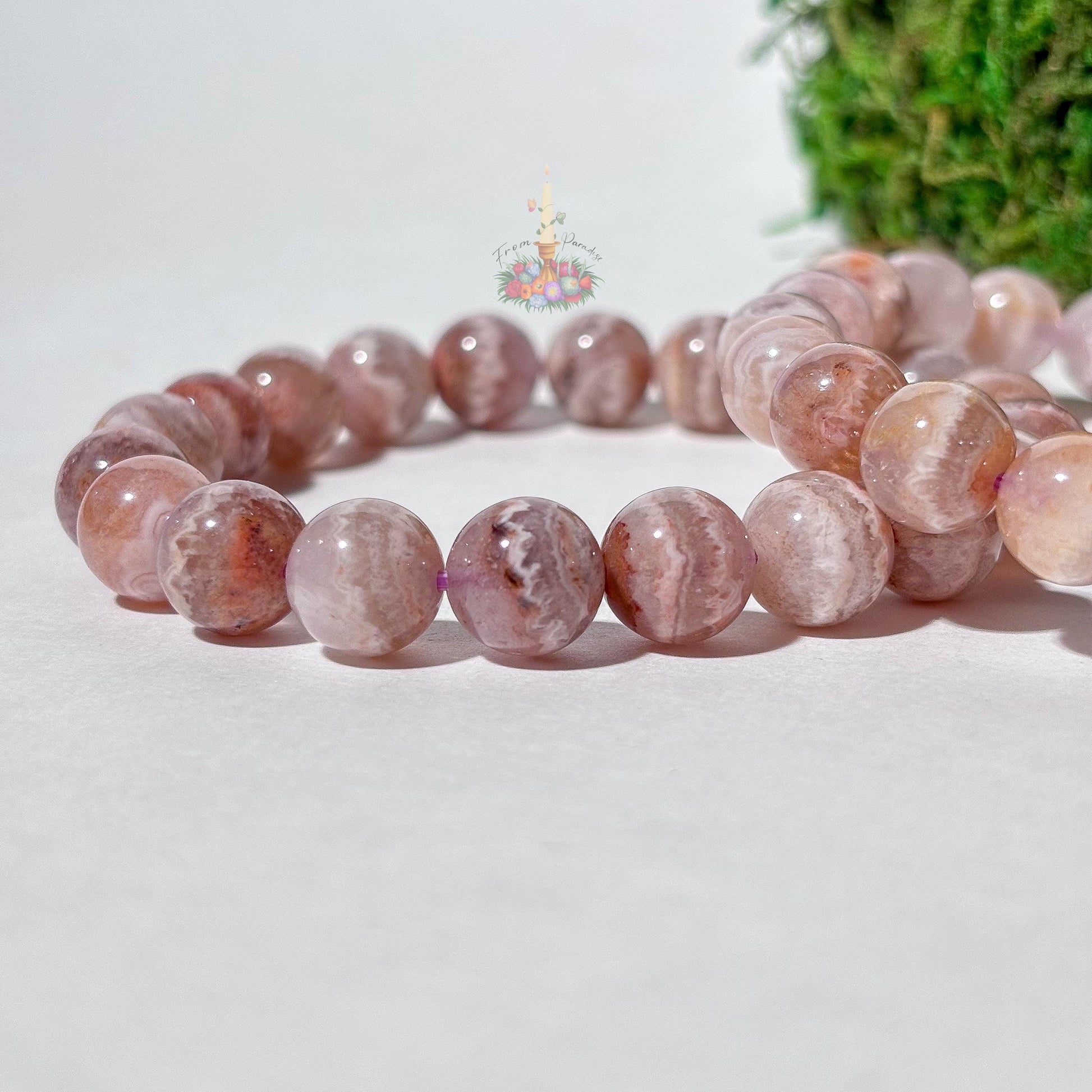 Amethyst Banded Agate Bracelet