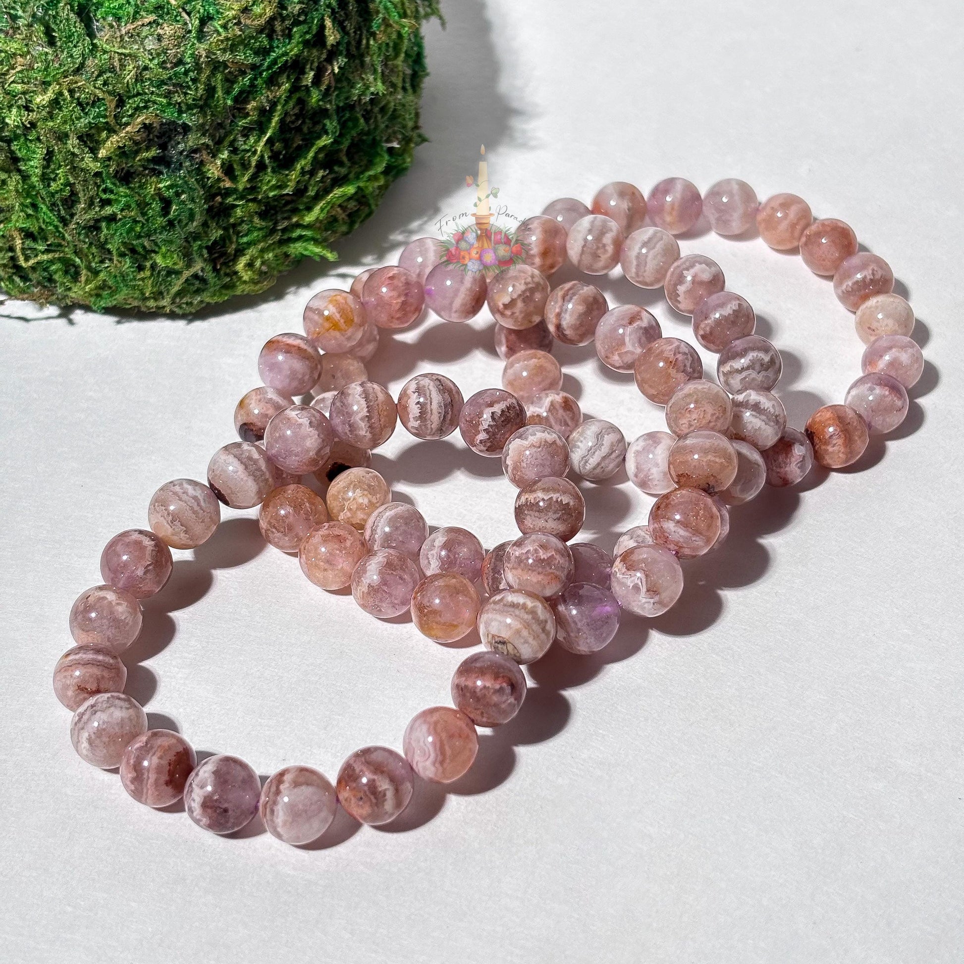 Amethyst Banded Agate Bracelet