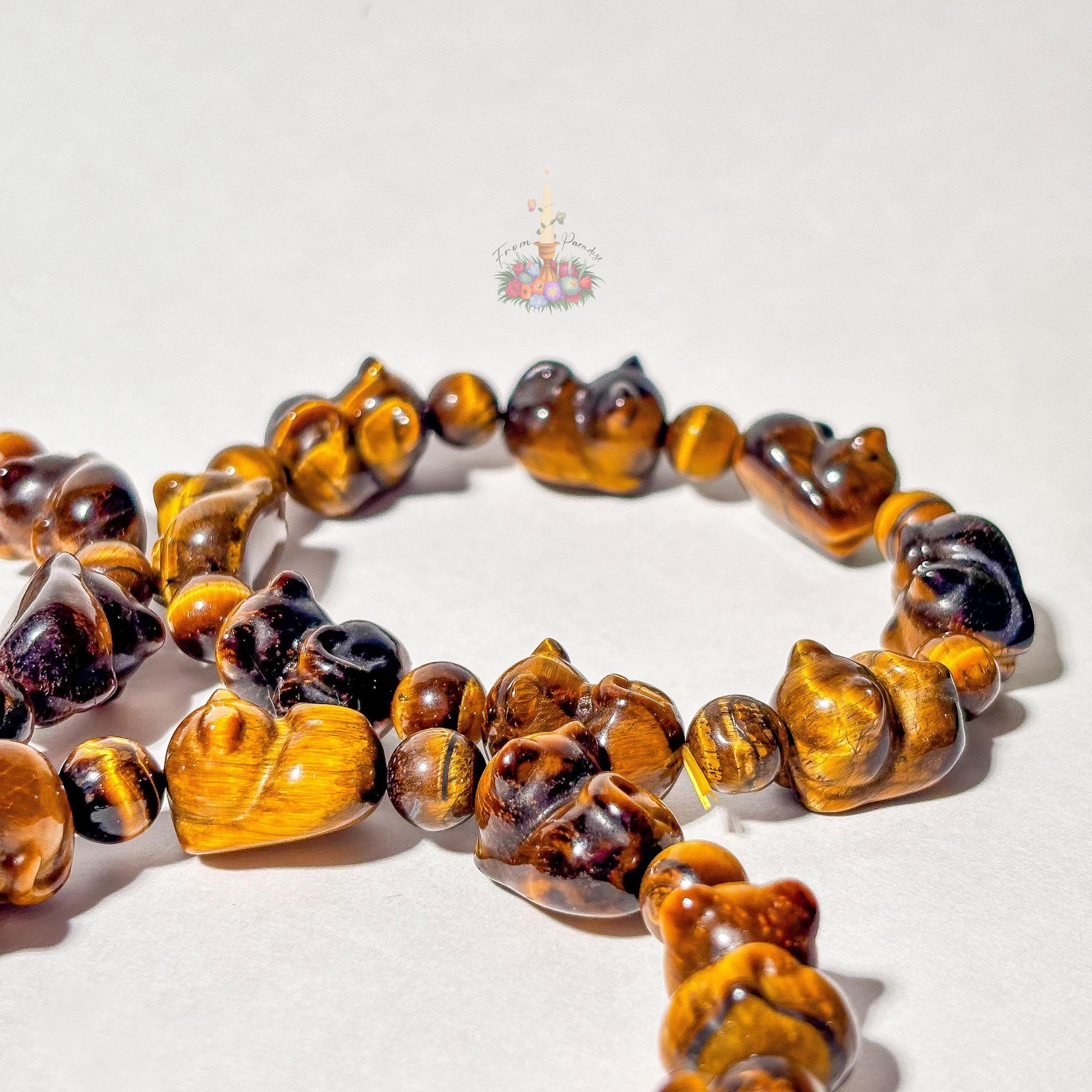 Tiger's Eye Cat Bracelet