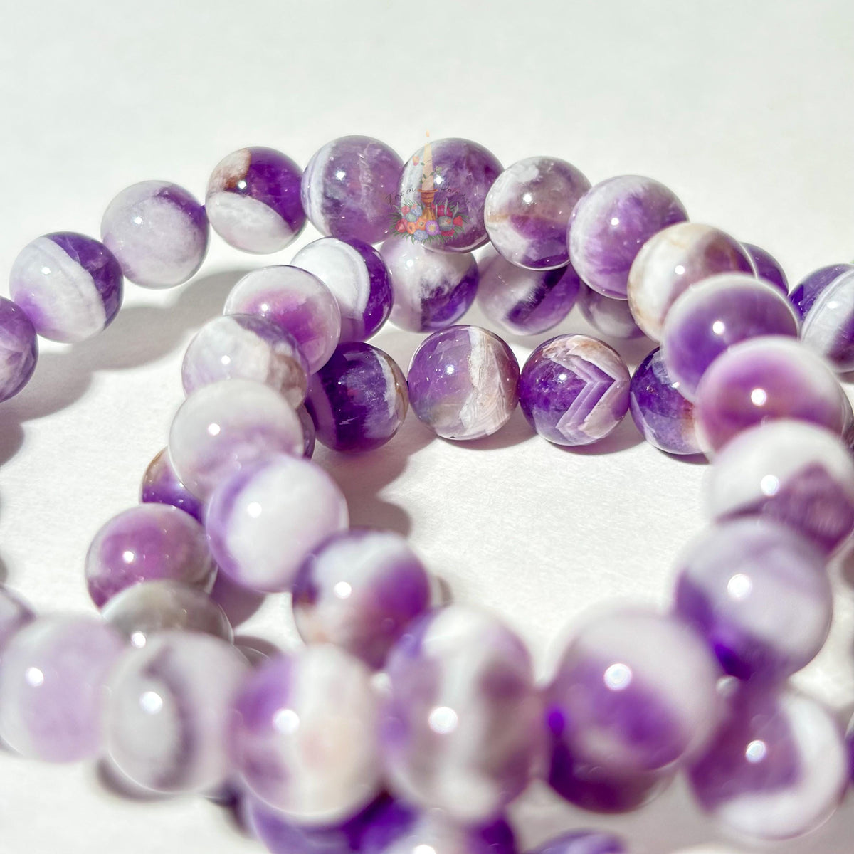 Chevron Amethyst Bracelet