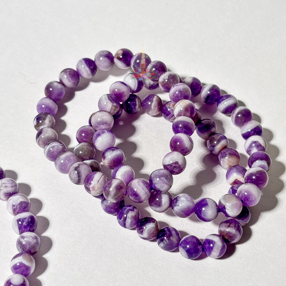 Chevron Amethyst Bracelet