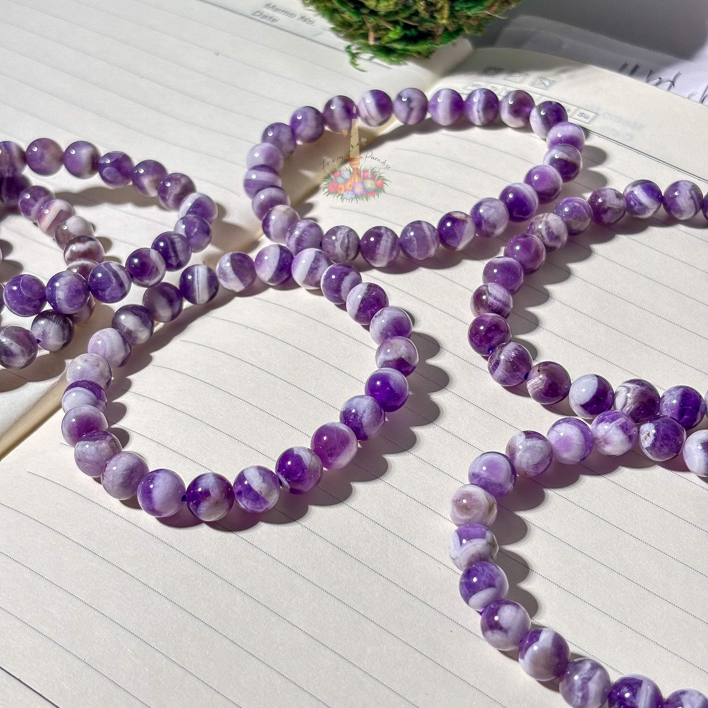 Chevron Amethyst Bracelet