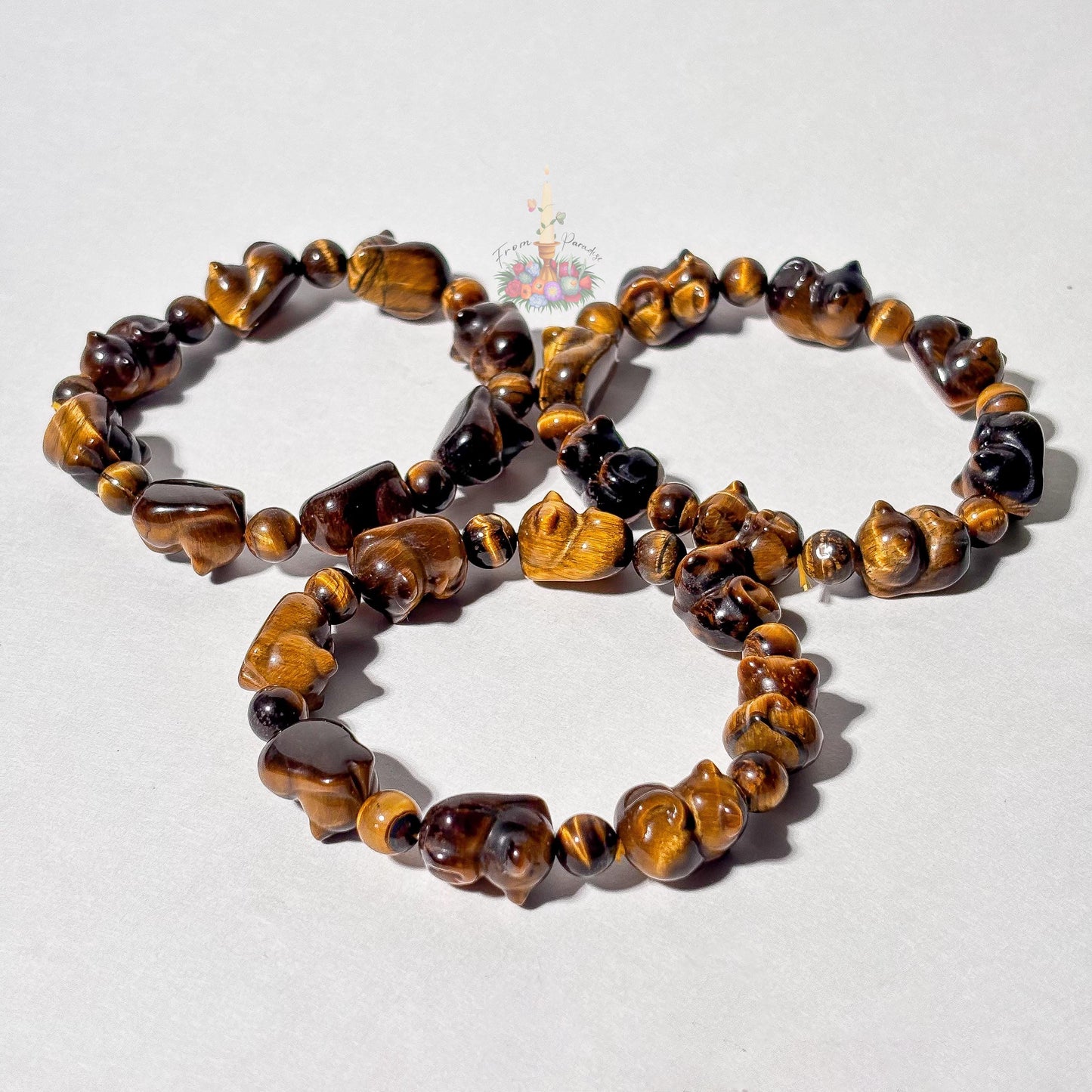 Tiger's Eye Cat Bracelet