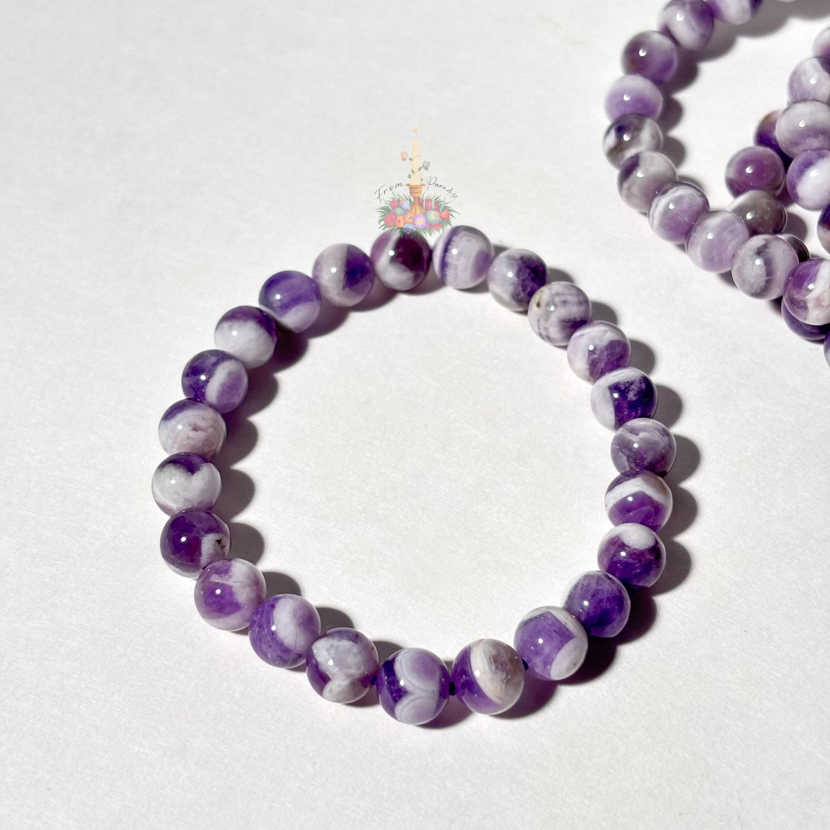 Chevron Amethyst Bracelet