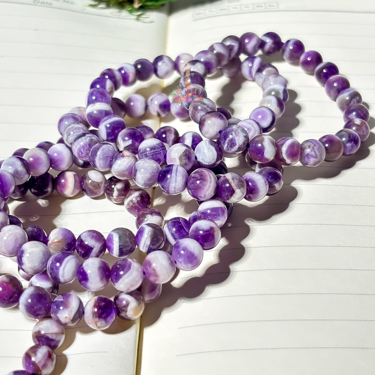 Chevron Amethyst Bracelet