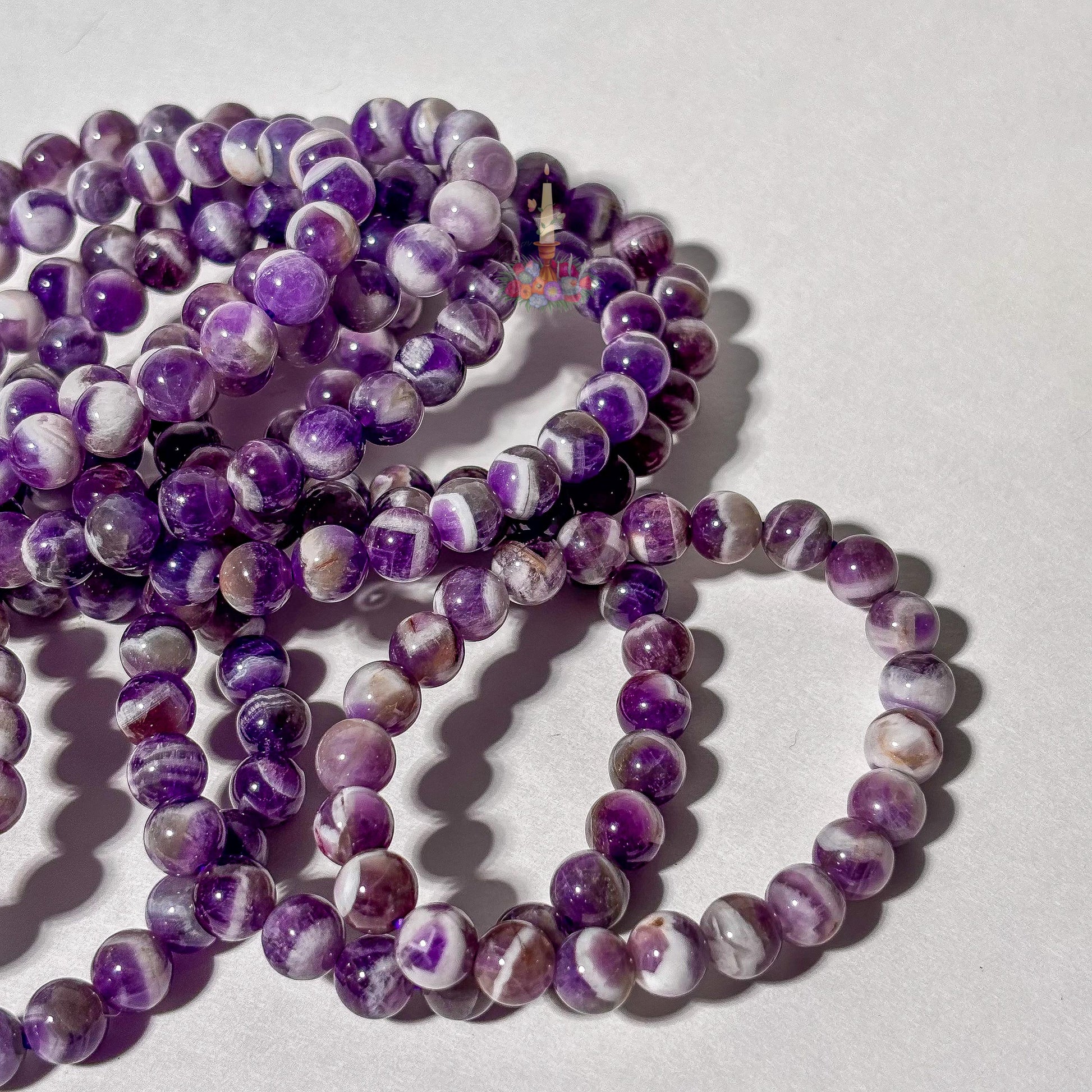 Chevron Amethyst Bracelet