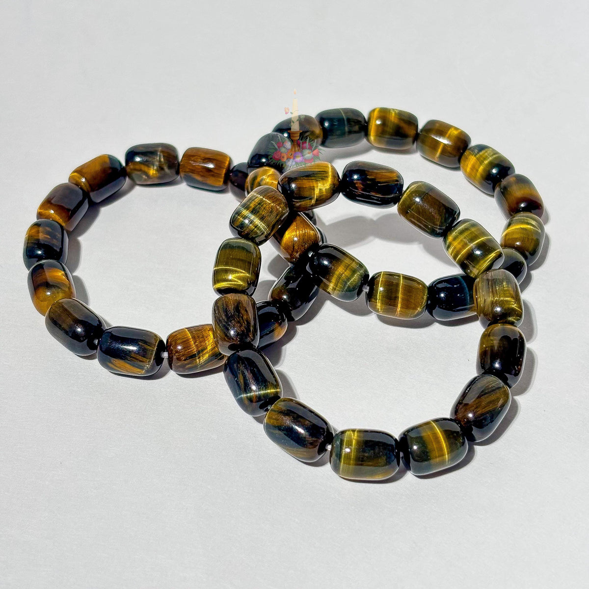 Blue Golden Tiger's Eye Bracelet | Natural Stone for Courage, Confidence, Focus